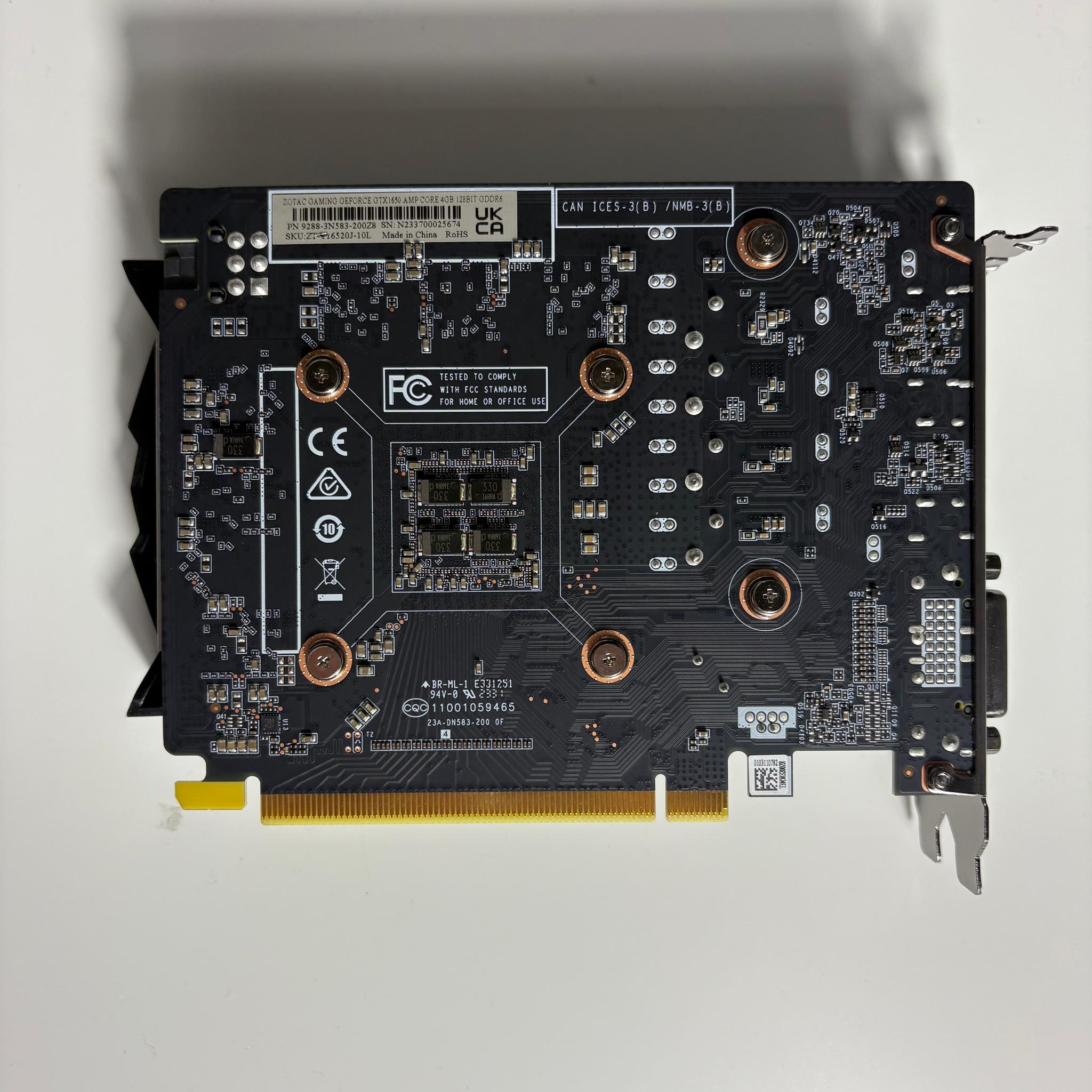 ZOTAC GeForce GTX 1650 OC GDDR6