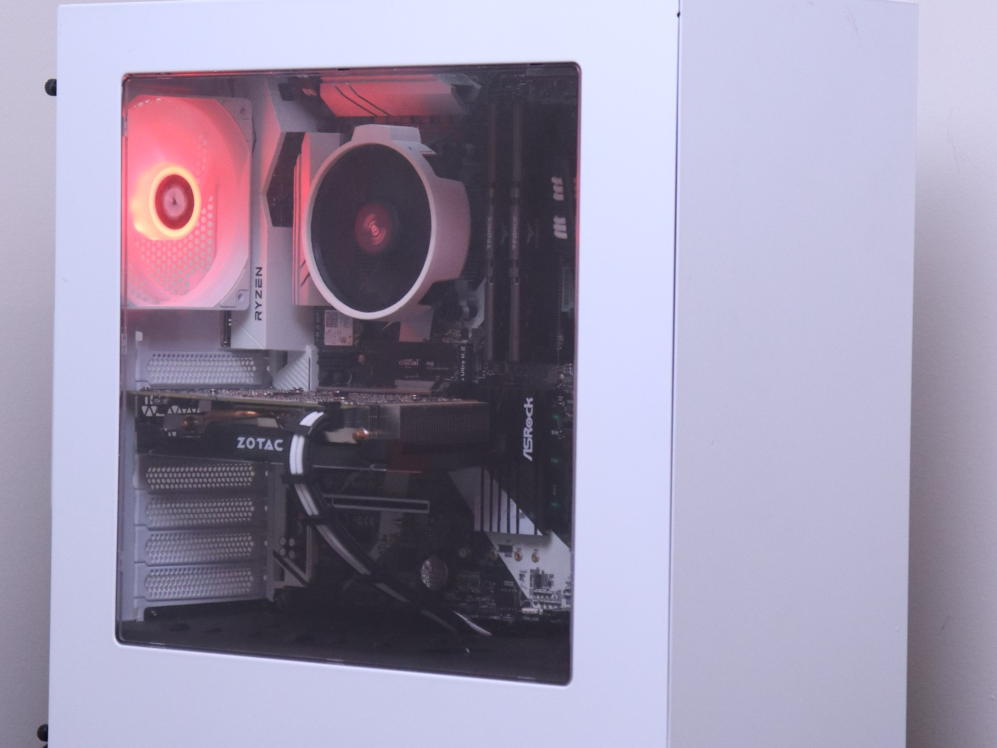 Black and White NVIDIA Gaming PC