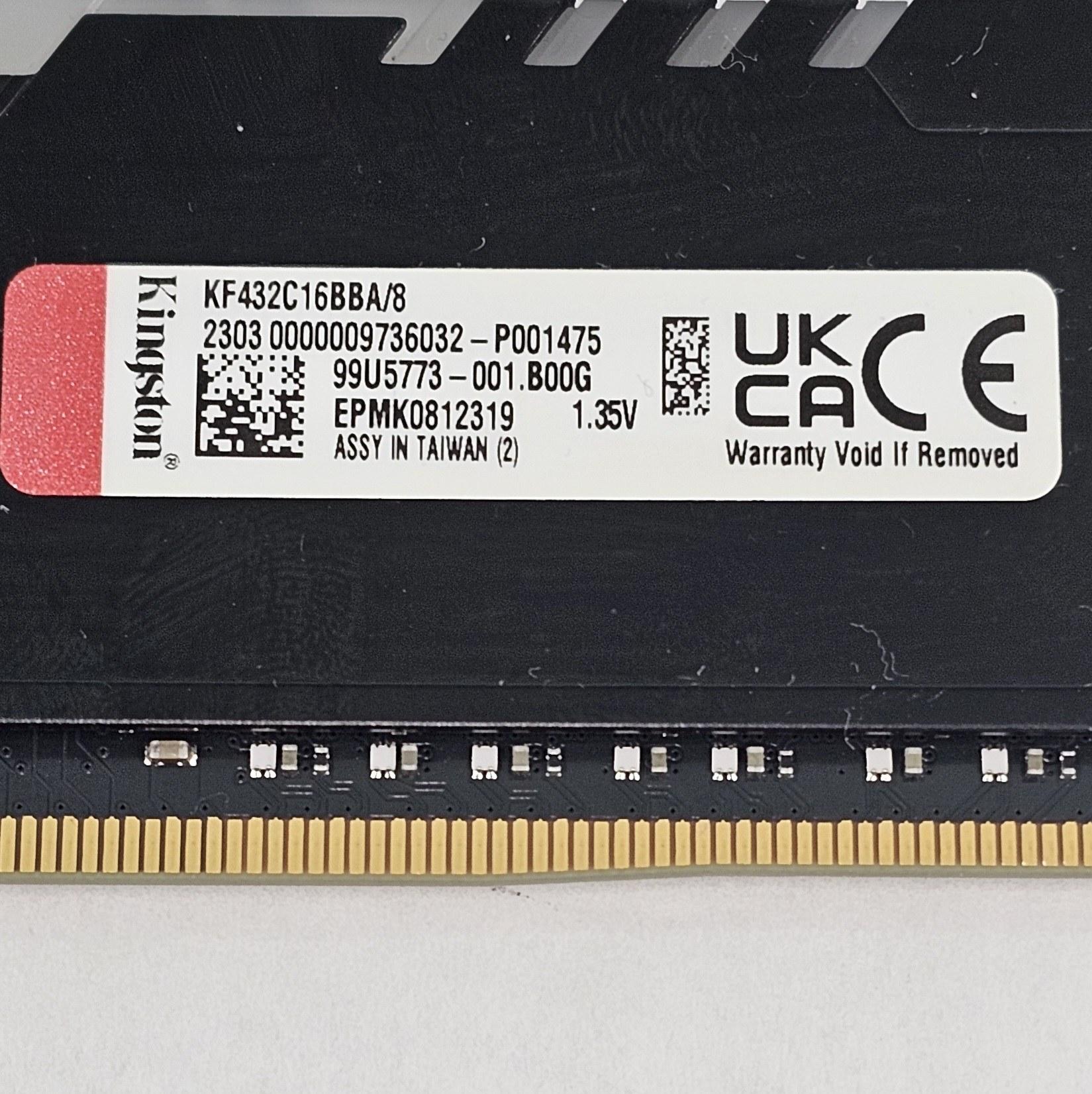 16GB DDR4 (2x8GB) CL16 3200MT/s Kingston Fury Beast