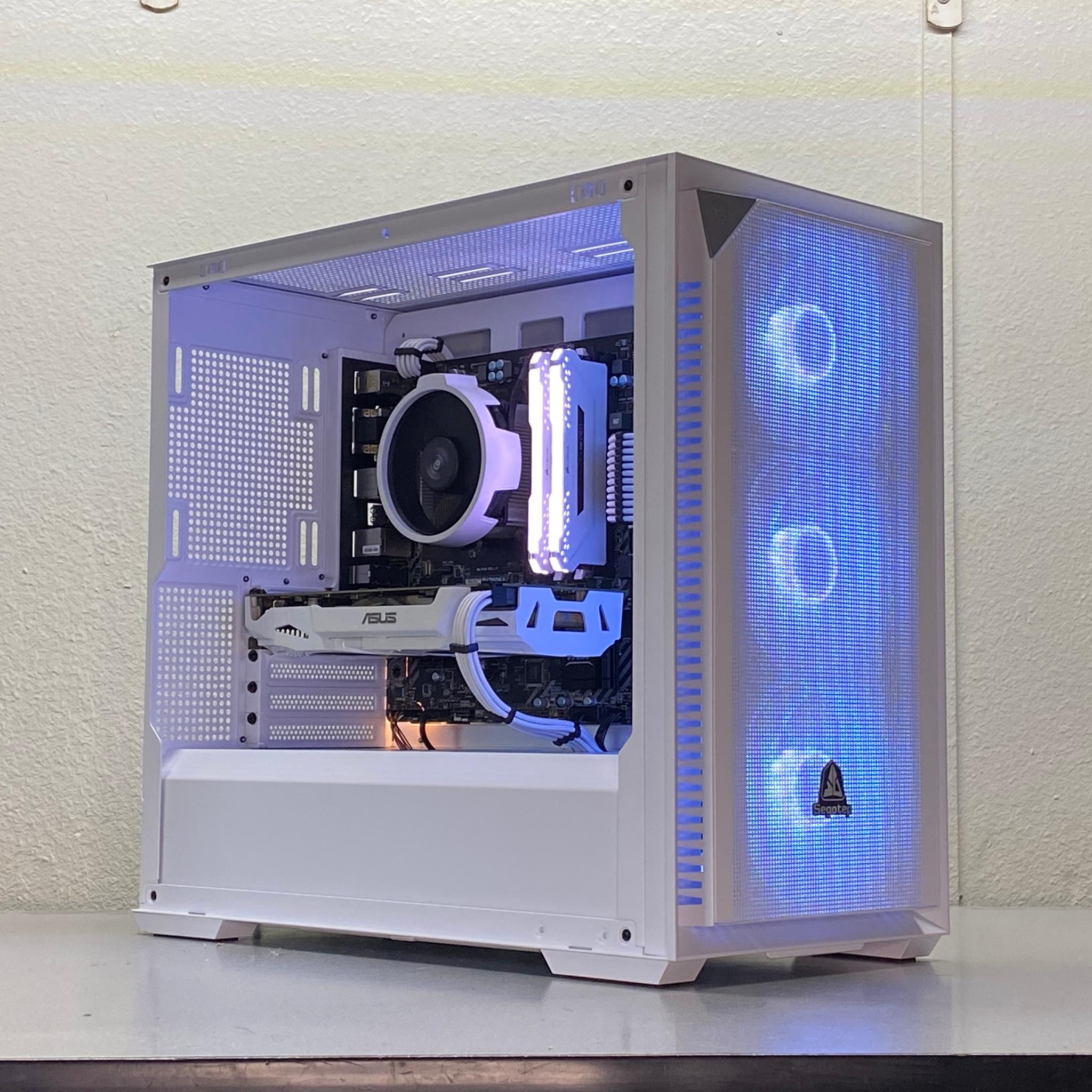 White ARGB Gaming PC | Ryzen 5 | GTX 1060 |
