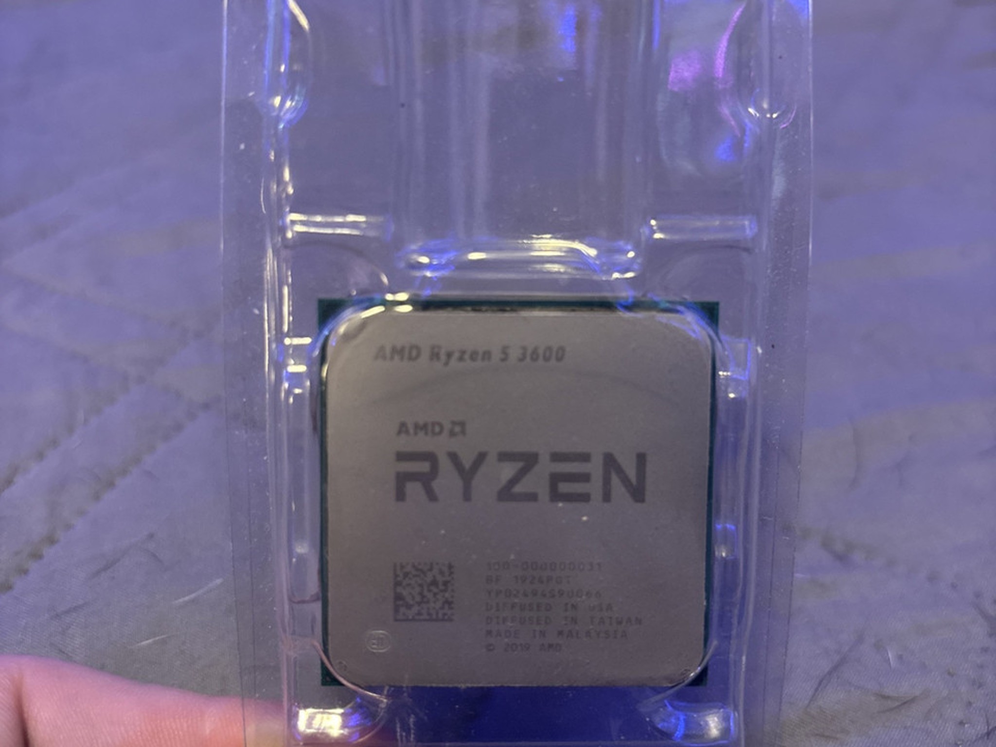 AMD Ryzen 5 3rd Gen - RYZEN 5 3600 Matisse (Zen 2) 6-Core 3.6 GHz (4.2 GHz Max Boost) Socket AM4 65W