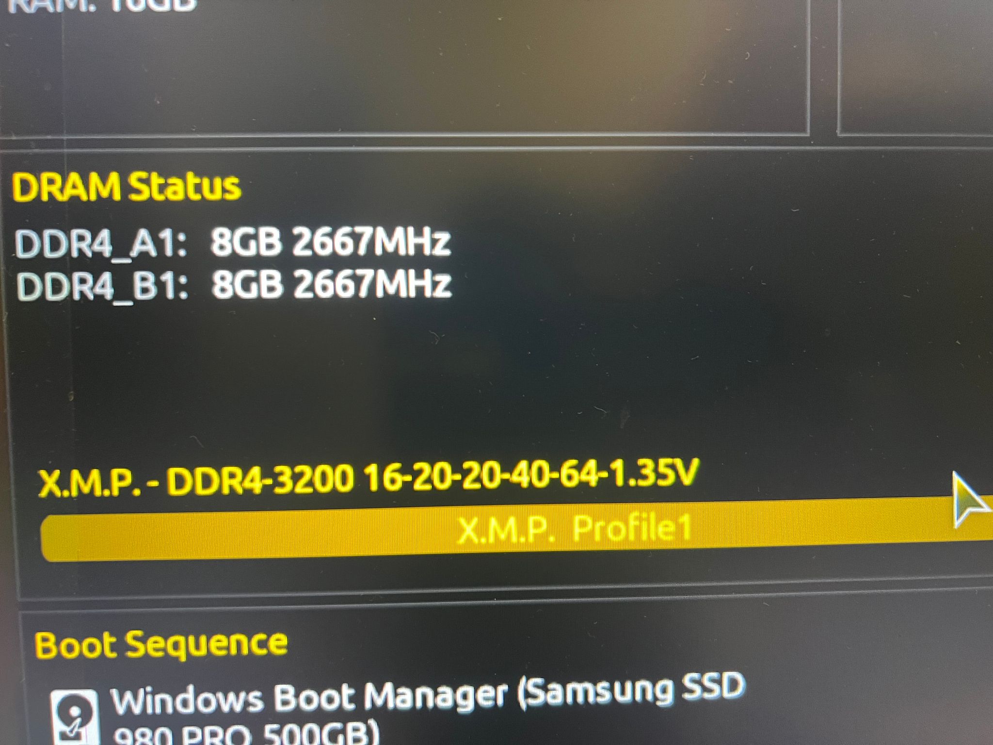 16GB (2x8GB) DDR4-3200MHz CL16 Patriot RAM Memory