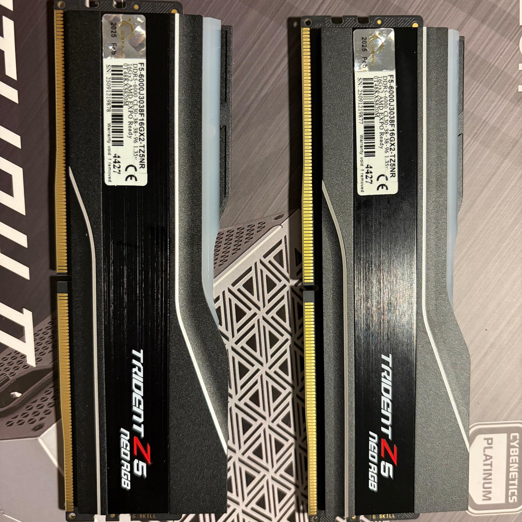 G.Skill Trident Z5 Neo RGB 32GB DDR5-6000 CL30 (2x16GB)