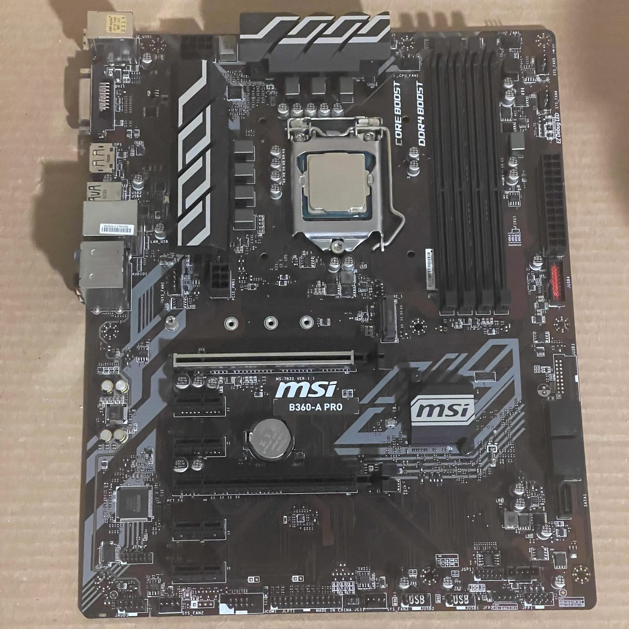 Used, MSI B360-A PRO & i7-8700 Bundle