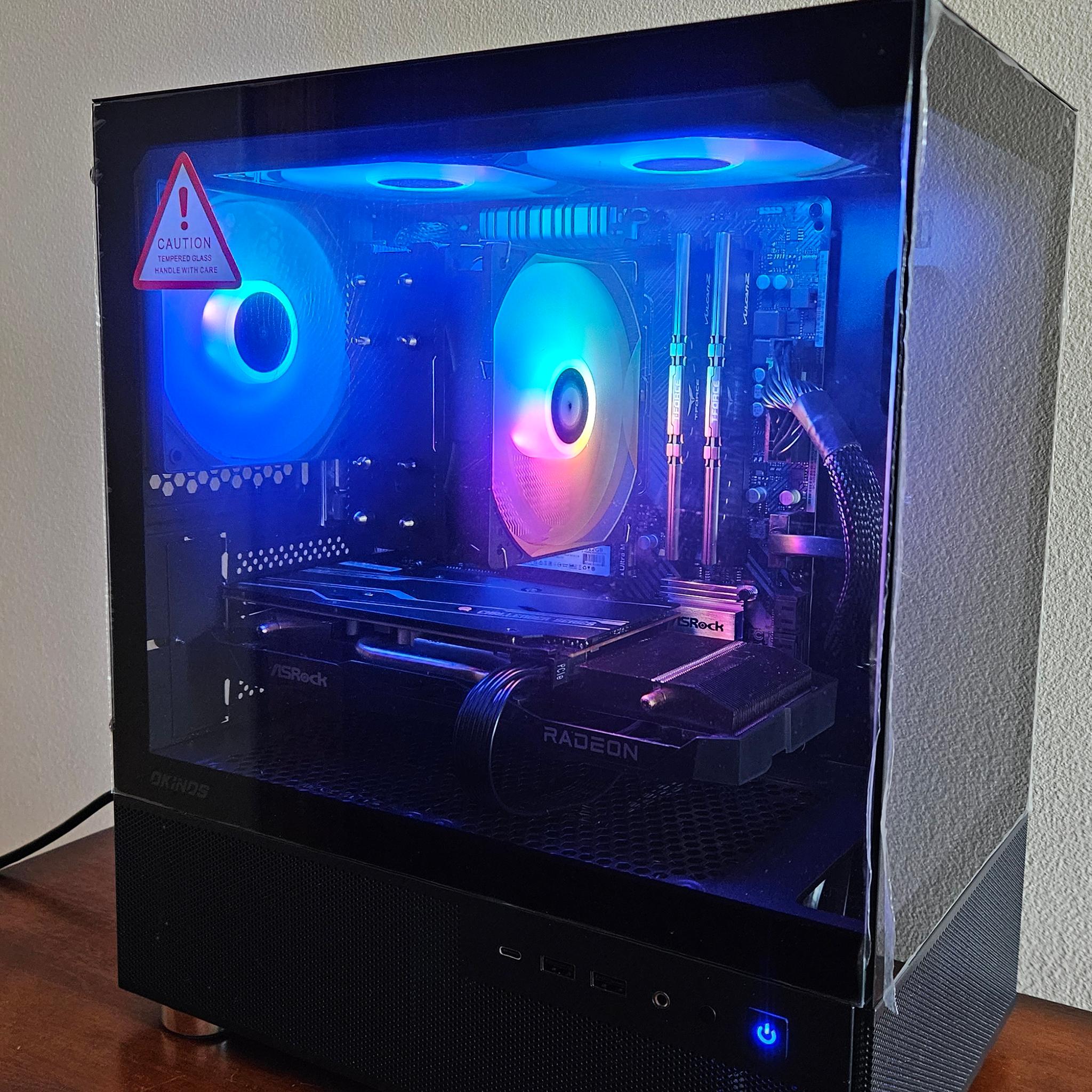 Mini Tower Ryzen Gaming PC | RX 7600 | Ryzen 5 5500 | 16GB RAM