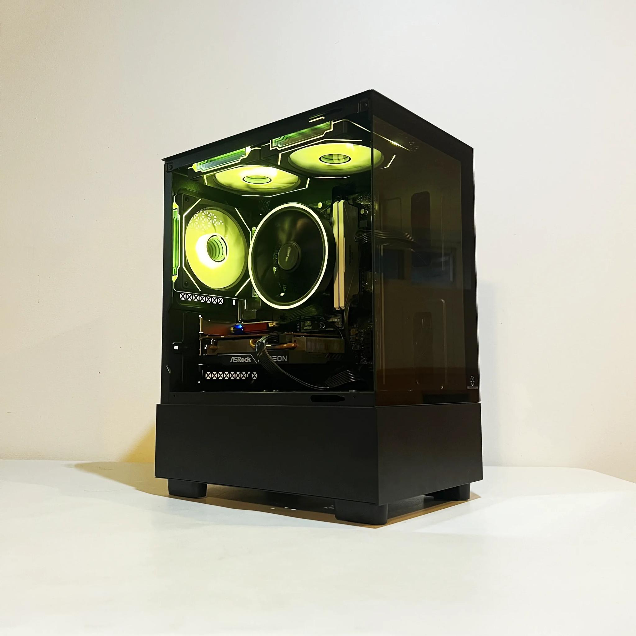 🔥SALE🔥 R5-4500|RX 6500XT|16GB RAM|WIFI|ARGB Fans|-DepxTech Pre-Built PC