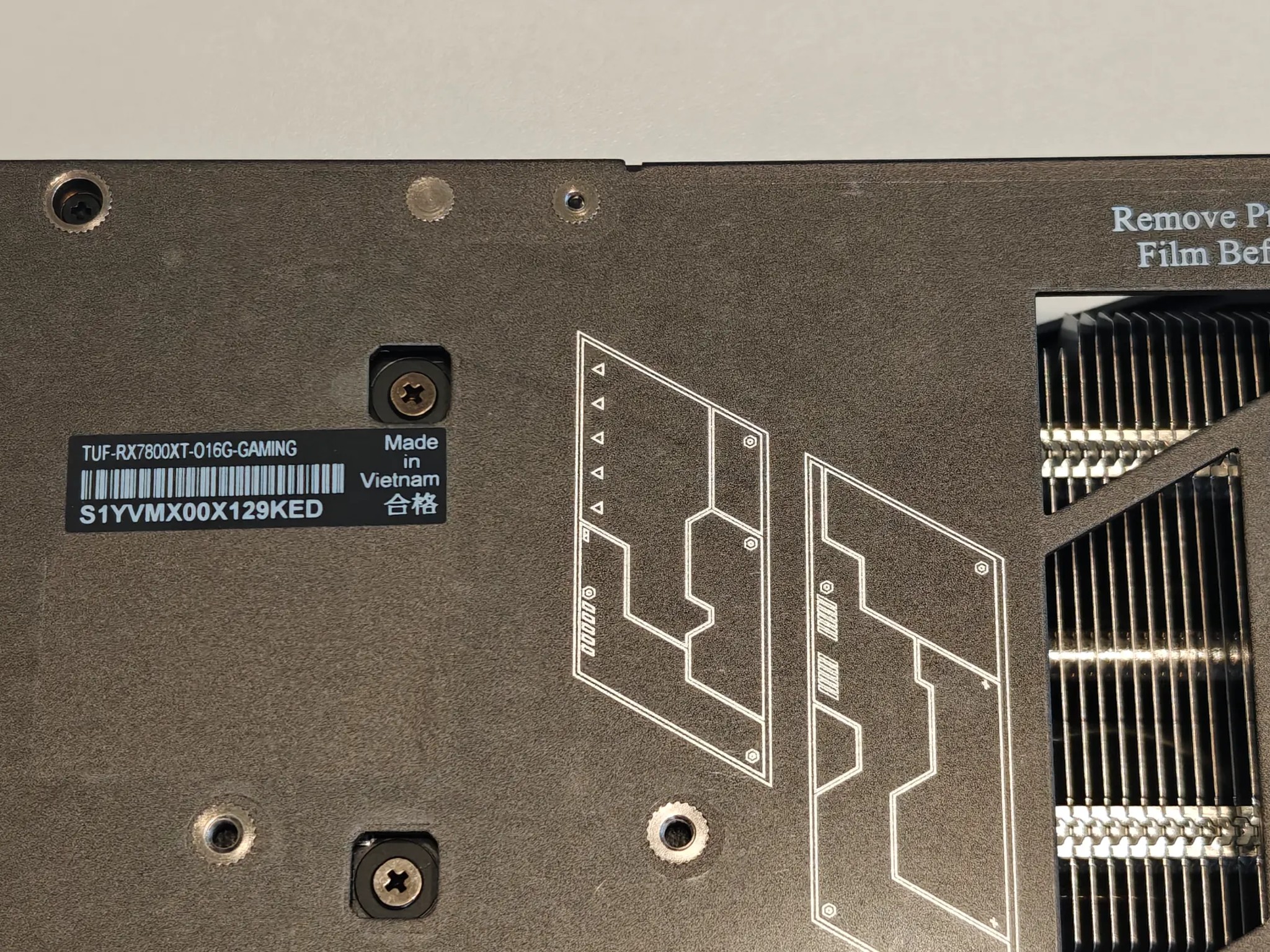 ASUS TUF Gaming RX 7800 XT OC Edition 16GB GDDR6