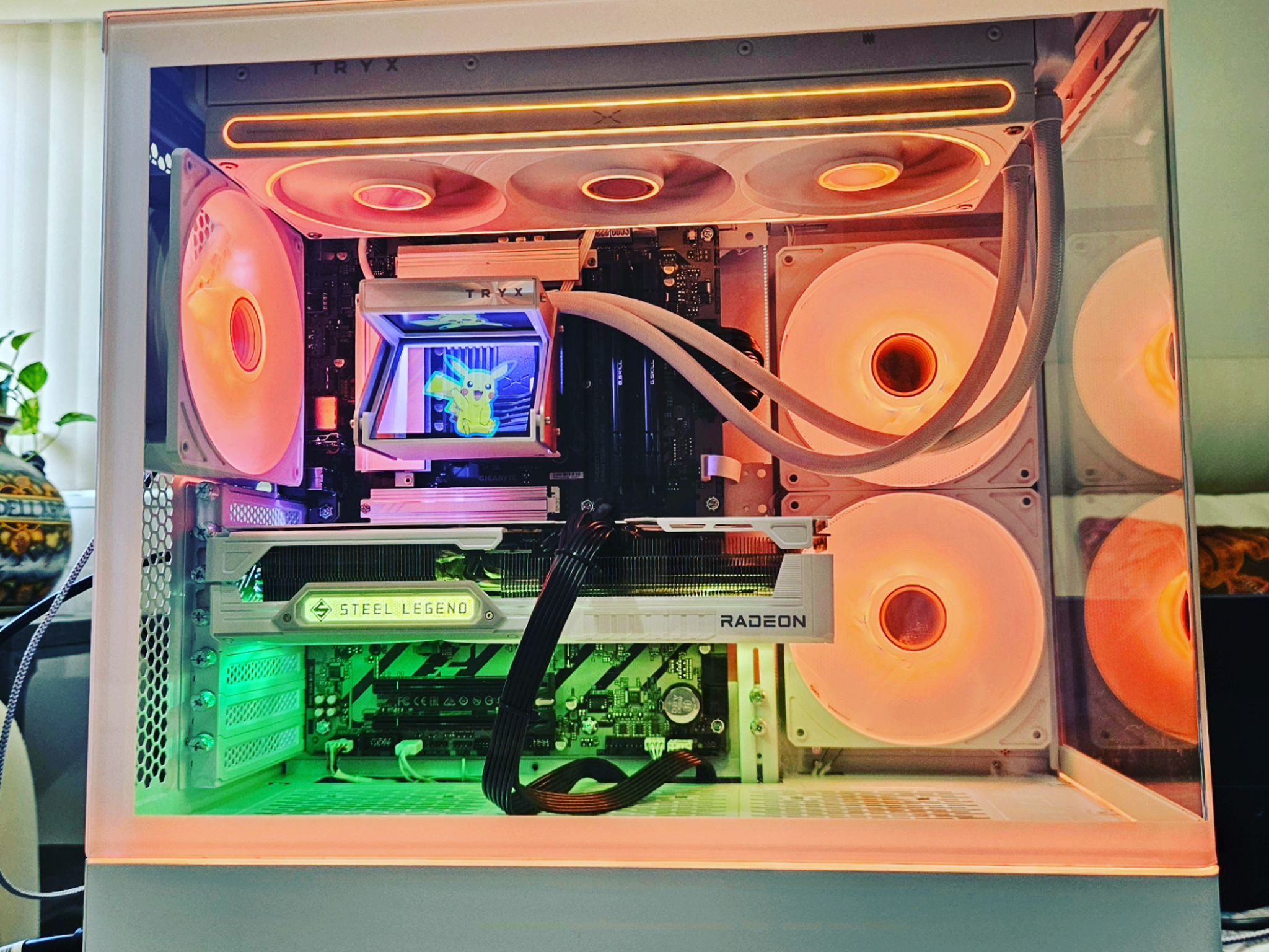 Gaming PC • RX 9070 XT • Intel Core Ultra 7 265K • 32GB DDR5 • 1TB M.2 • TRYX Holo 360MM • Win 11