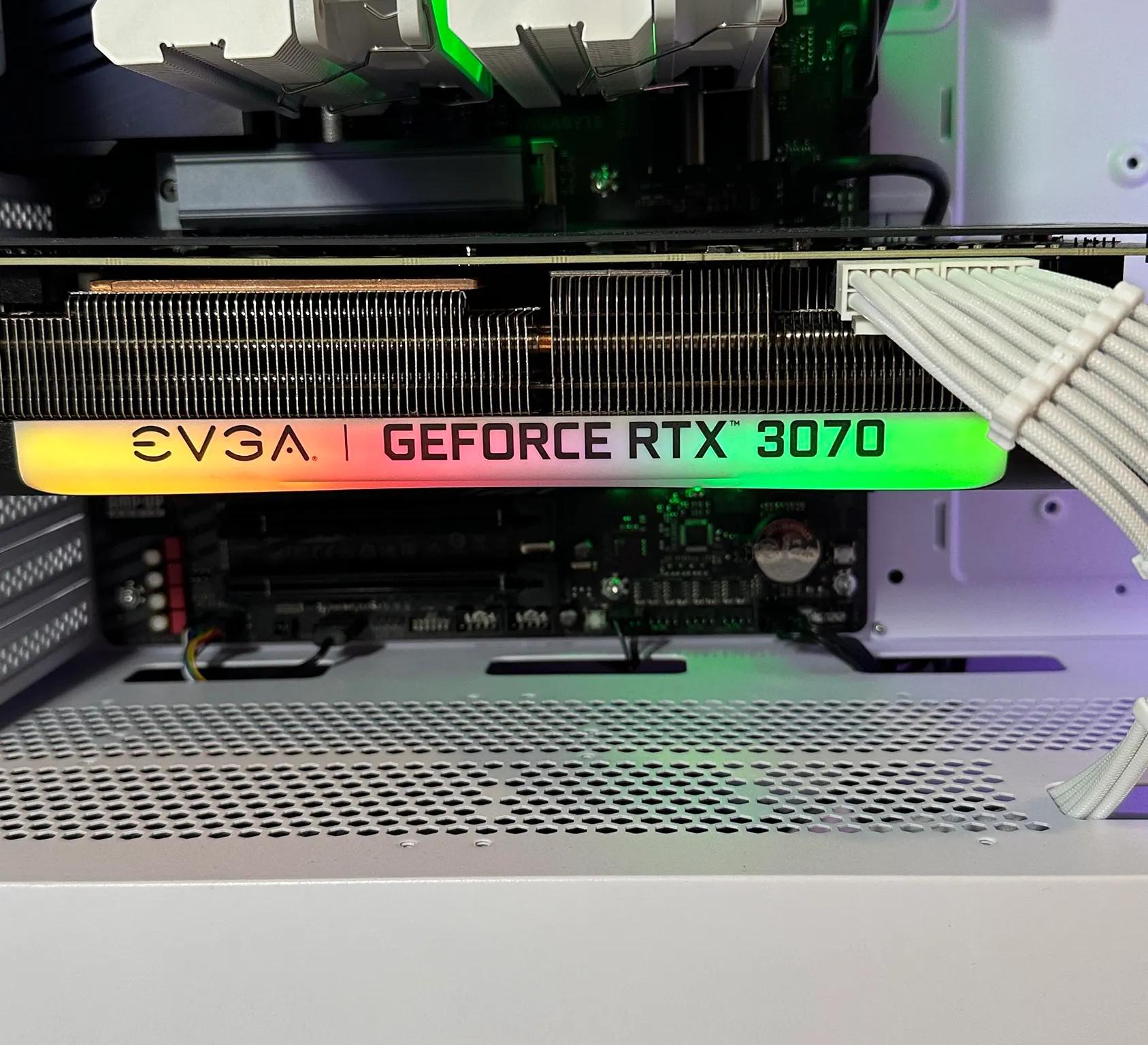 RTX 3070 | Intel i5 12600KF | 32GB RAM | 2TB SSD | Custom White Gaming PC WIFI WIN10