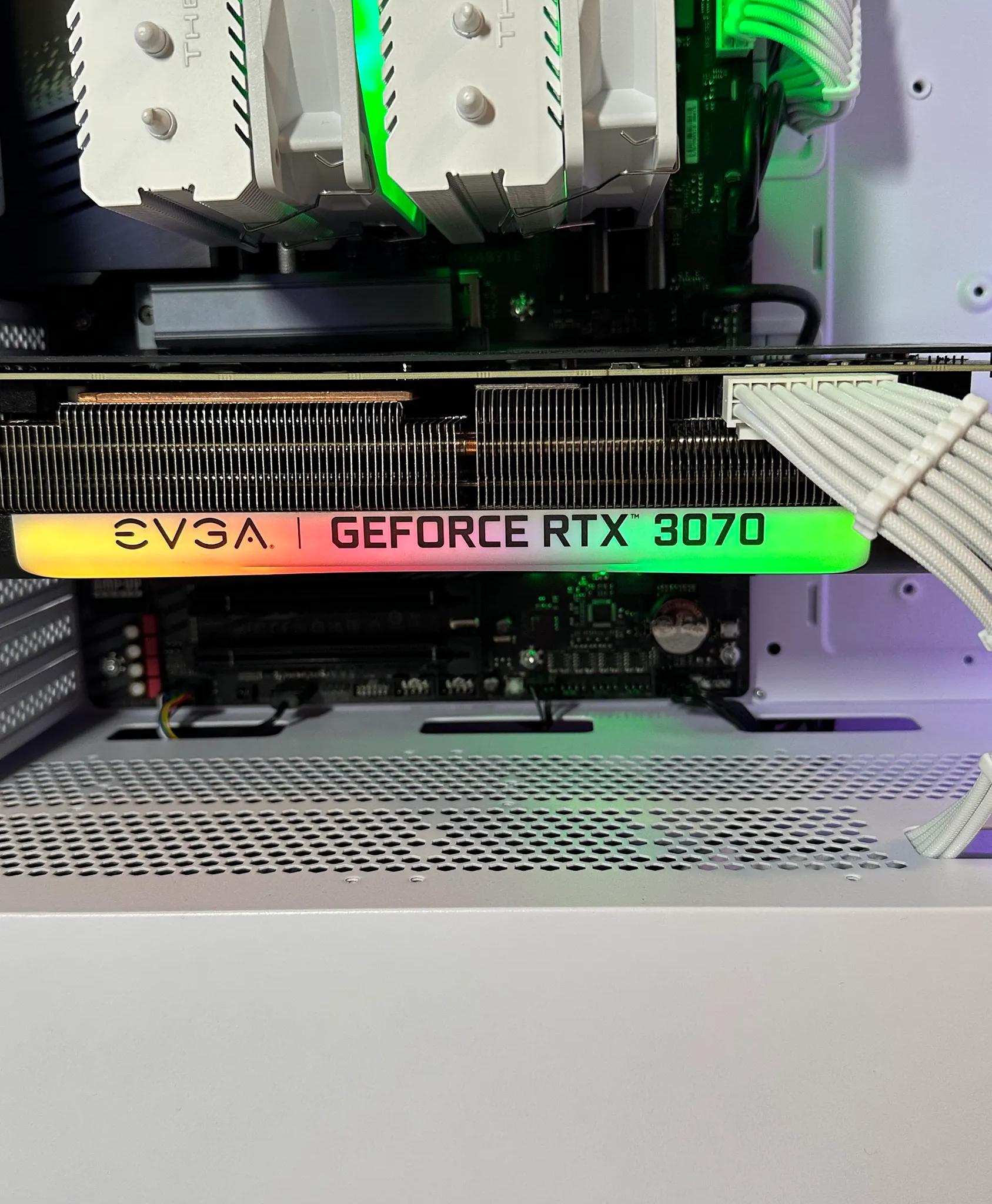 RTX 3070 | Intel i5 12600KF | 32GB RAM | 2TB SSD | Custom White Gaming PC WIFI WIN10