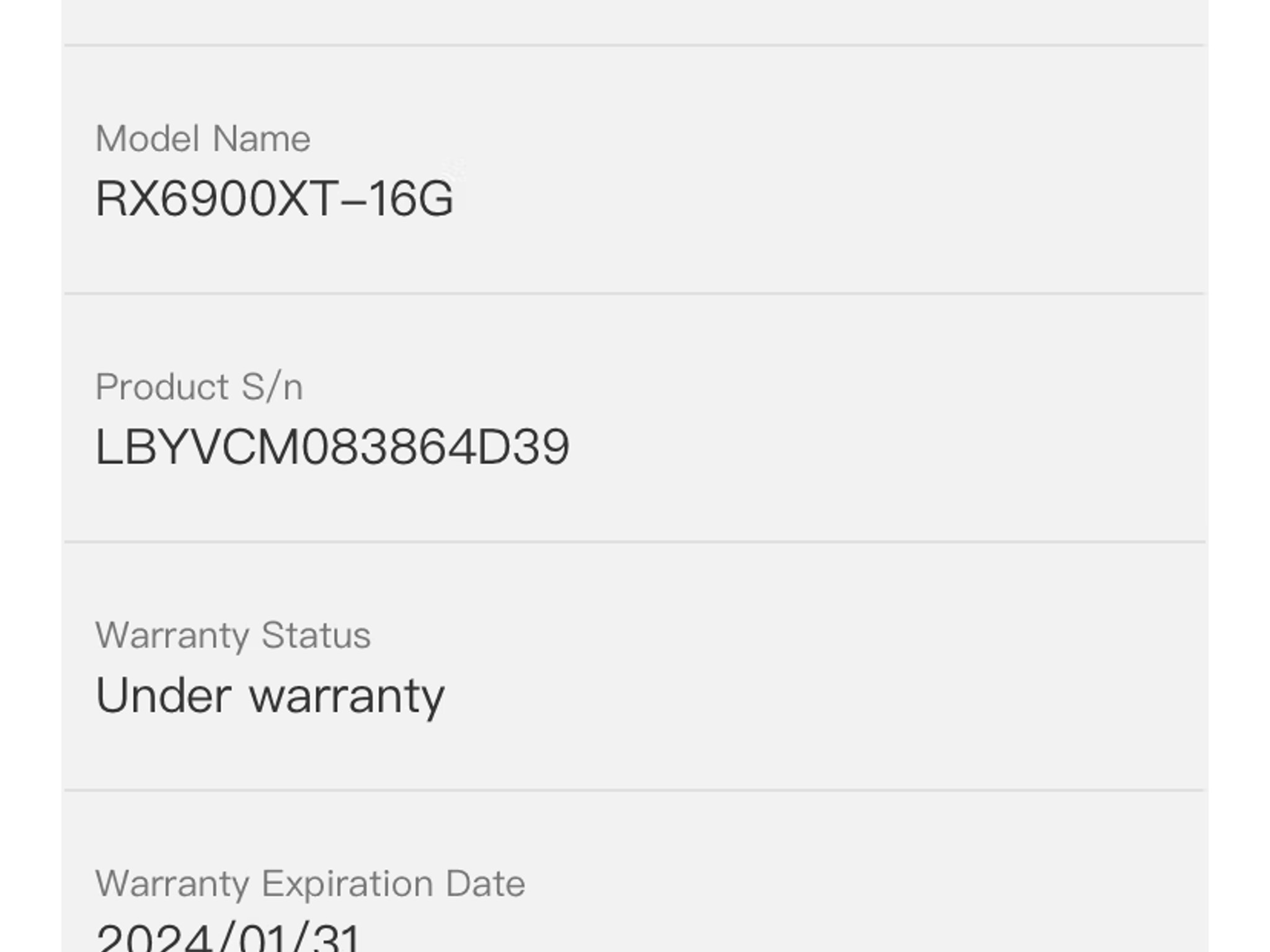 Like new 6900xt with ekwb vector rx waterblock/backplate