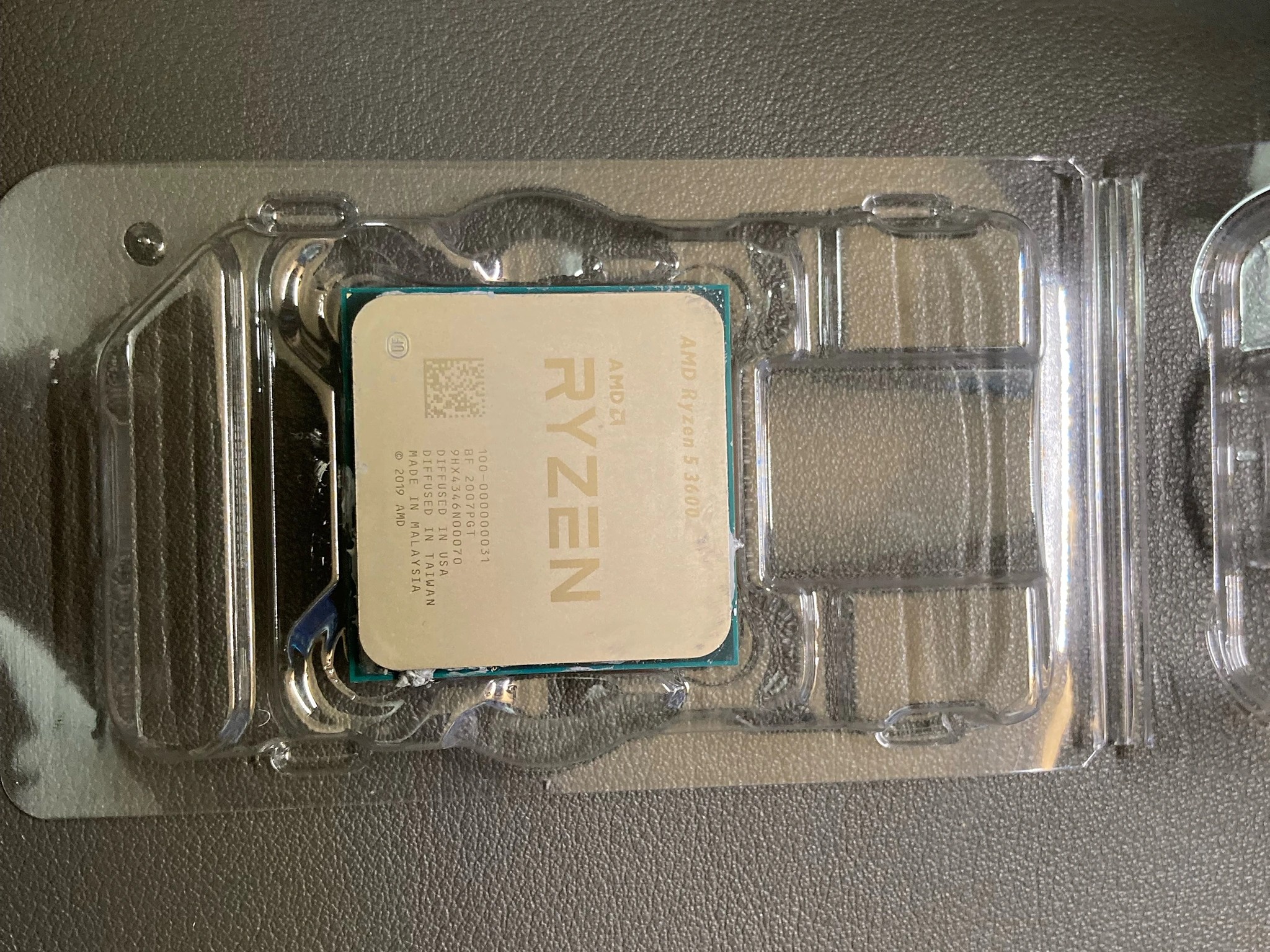 Ryzen 5 3600 3.6GHZ 6-Core Processor - Used, Good Condition, Includes Stealth Wraith Cooler