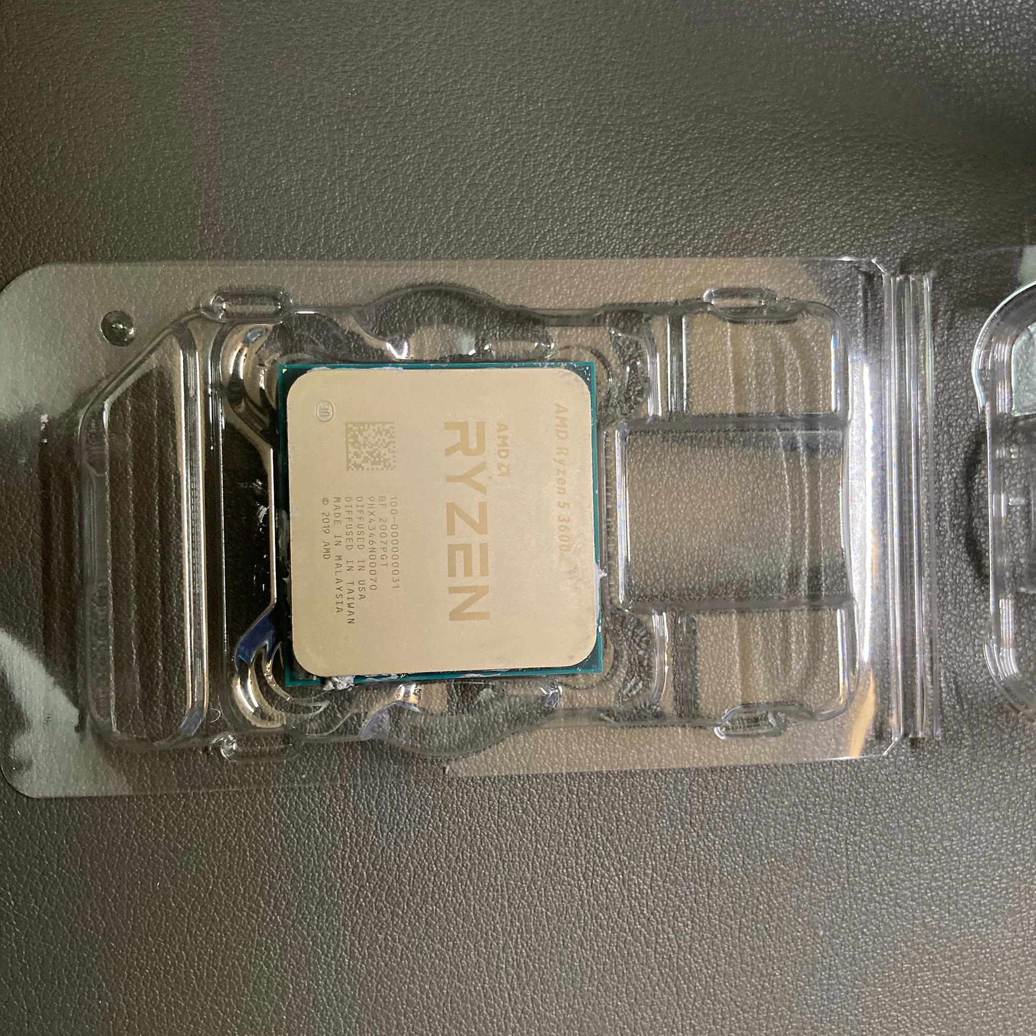 Ryzen 5 3600 3.6GHZ 6-Core Processor - Used, Good Condition, Includes Stealth Wraith Cooler