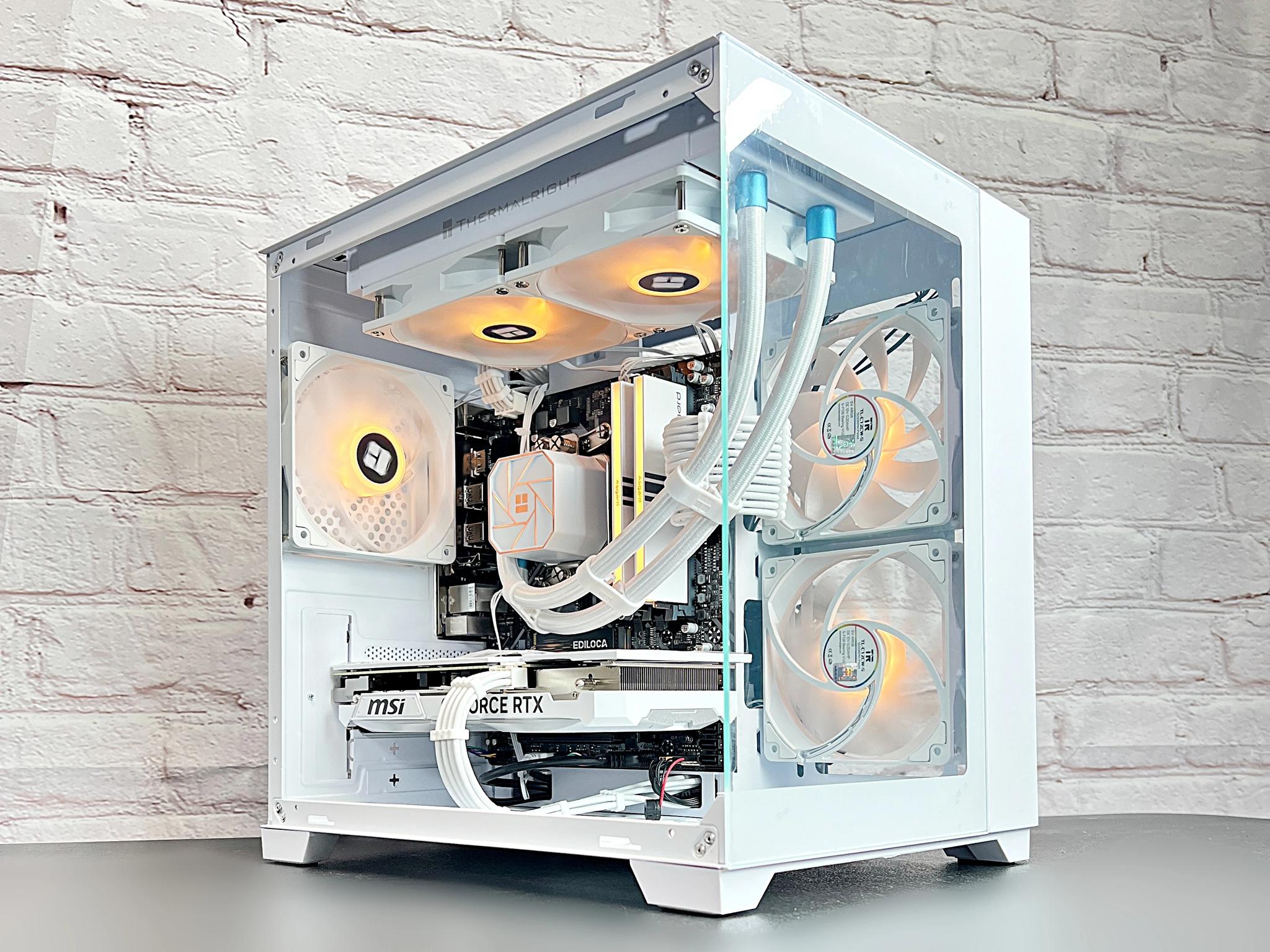 Liquid Cooled RTX 4070 Ryzen 5 5600X 16GB RAM 1TB M.2 Win 11 Gaming PC
