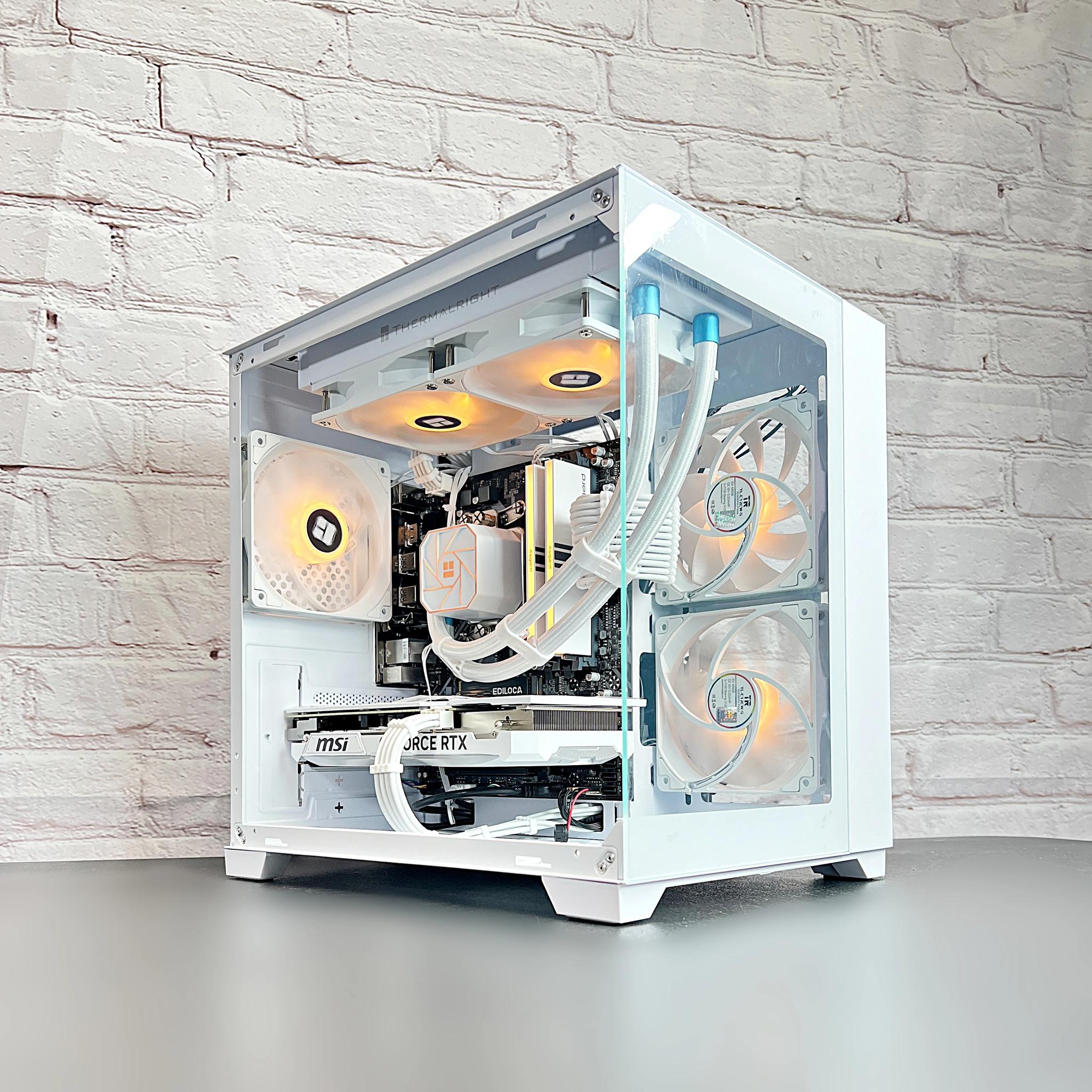 Liquid Cooled RTX 4070 Ryzen 5 5600X 16GB RAM 1TB M.2 Win 11 Gaming PC