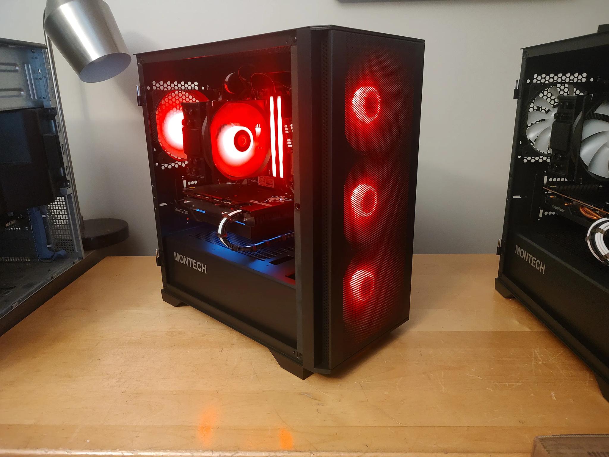 Gaming PC - Ryzen 5500, RX 6600 XT, 32GB RAM, 1TB SSD, WIFI + Bluetooth