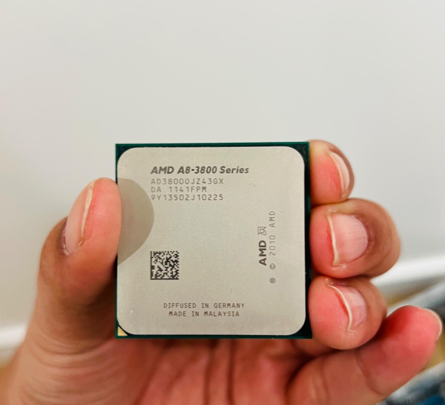 AMD A8 3800 Series, Good Condition, No Bent Pins