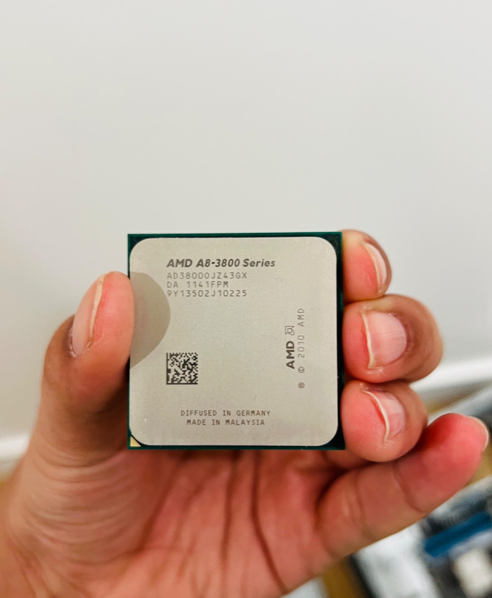 AMD A8 3800 Series, Good Condition, No Bent Pins