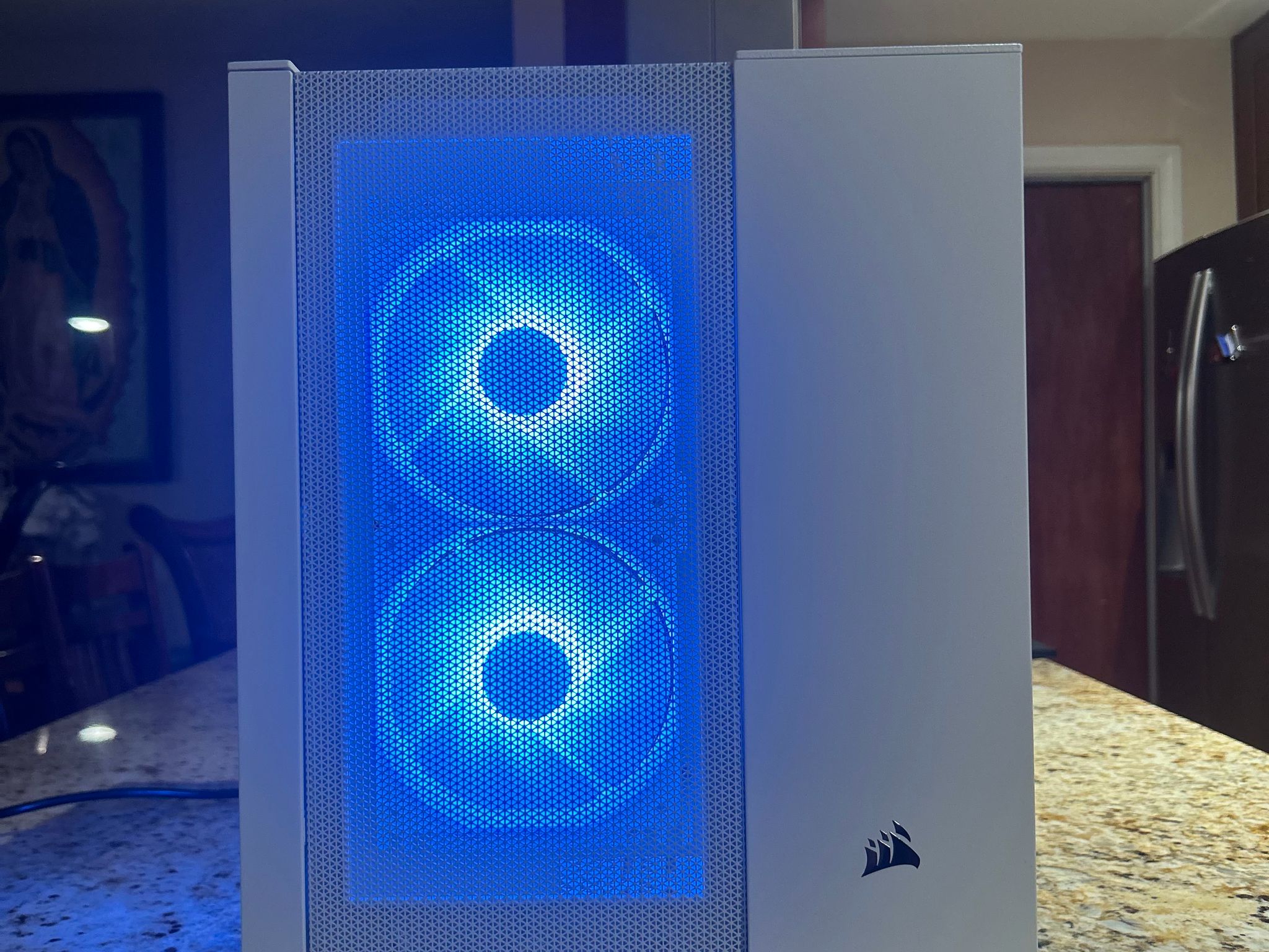 White Budget Gaming PC | RX 580 8GB | RYZEN 5 3600 | 16GB RAM | 500GB SSD| WIN 11 PRO