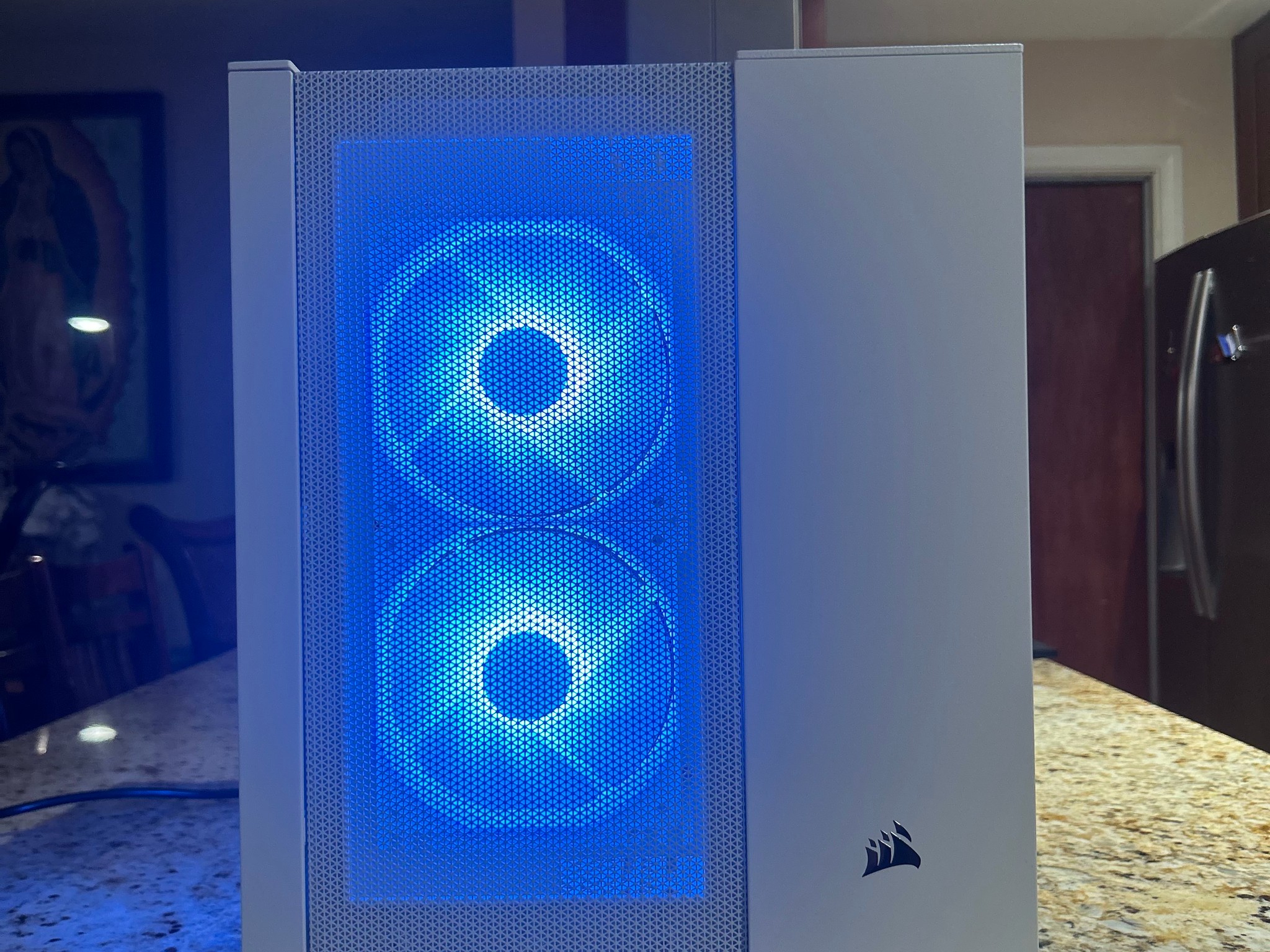 White Budget Gaming PC | RX 580 8GB | RYZEN 5 3600 | 16GB RAM | 500GB SSD| WIN 11 PRO