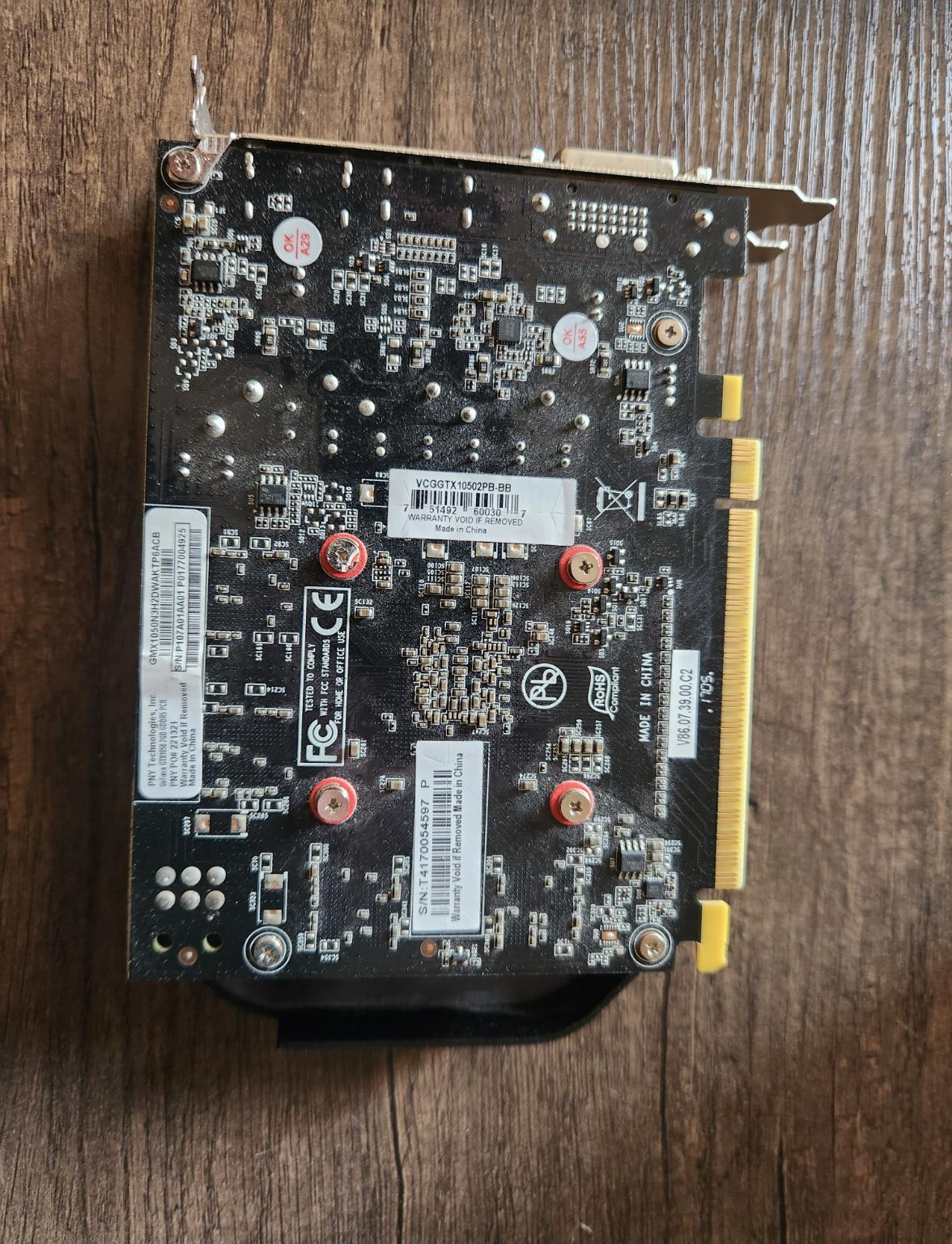 PNY Geforce GTX 1050