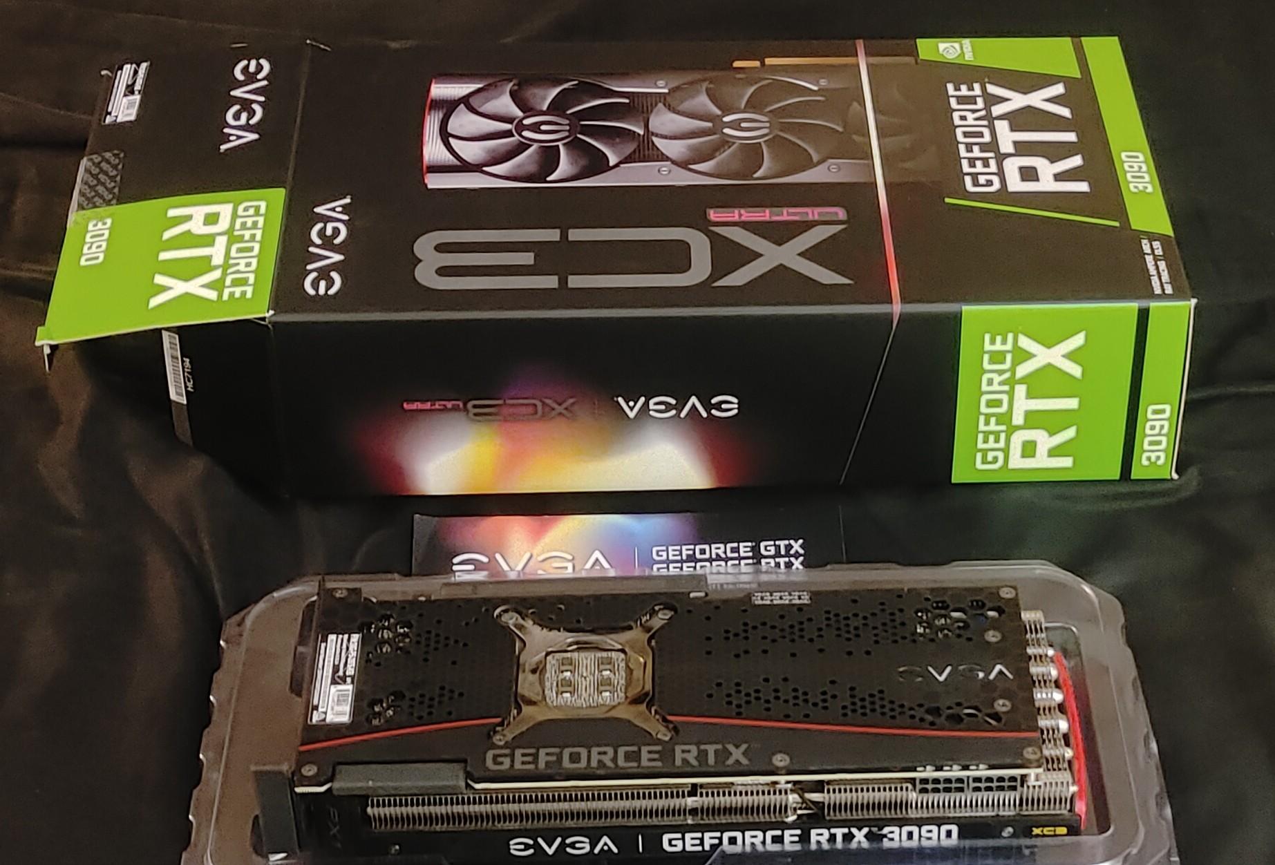 EVGA GeForce RTX 3090 XC3 ULTRA GAMING w/ Original Box & Adapters