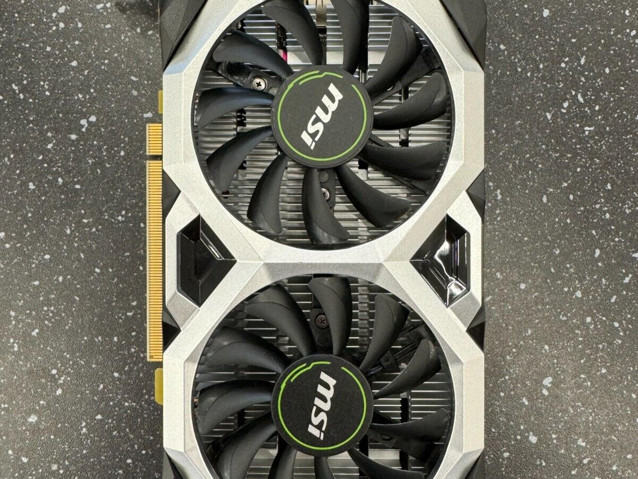 MSI GeForce GTX 1650 Ventus XS OC 4GB GDDR6 Graphics Card - HDMI DisplayPort DVI