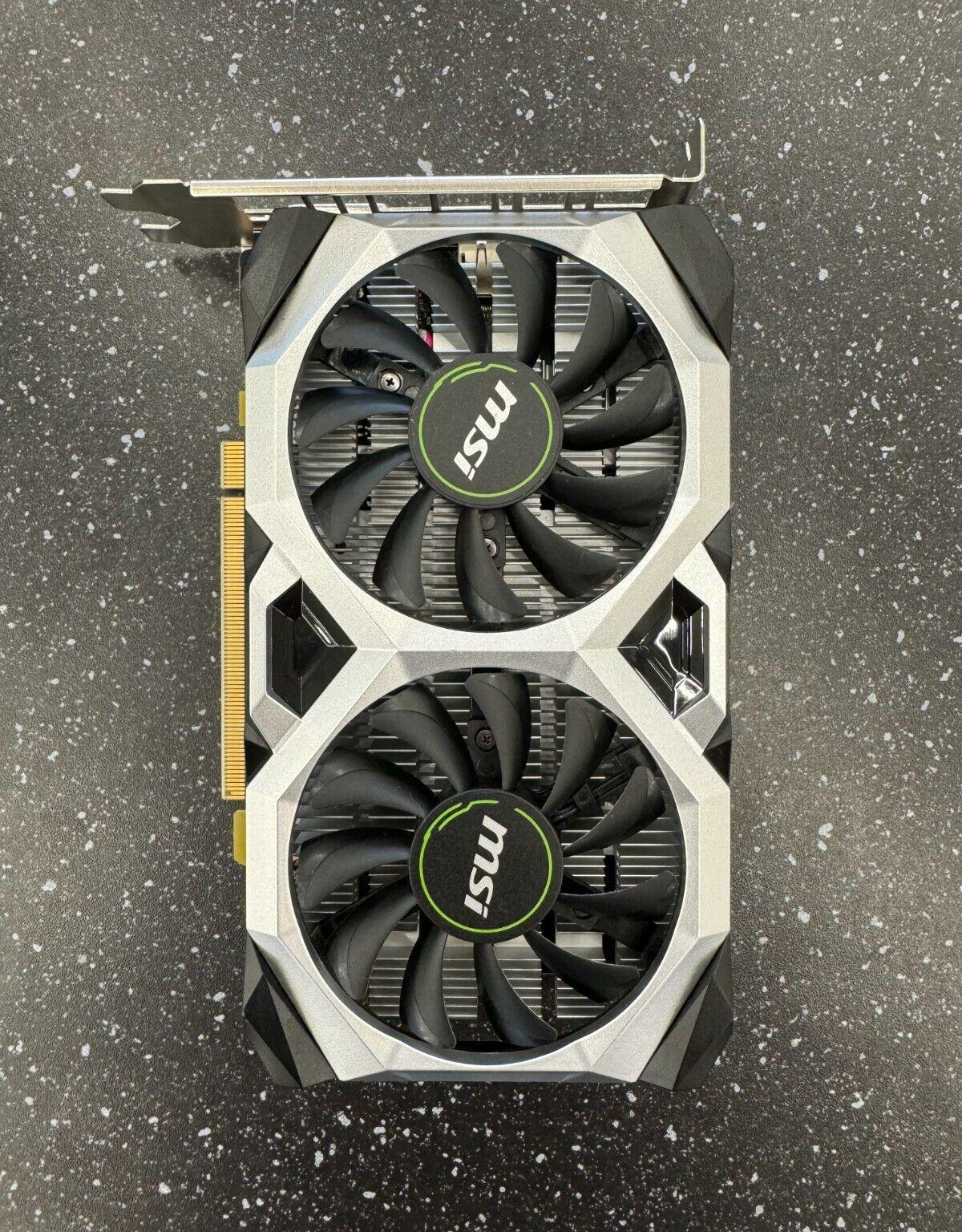 MSI GeForce GTX 1650 Ventus XS OC 4GB GDDR6 Graphics Card - HDMI DisplayPort DVI