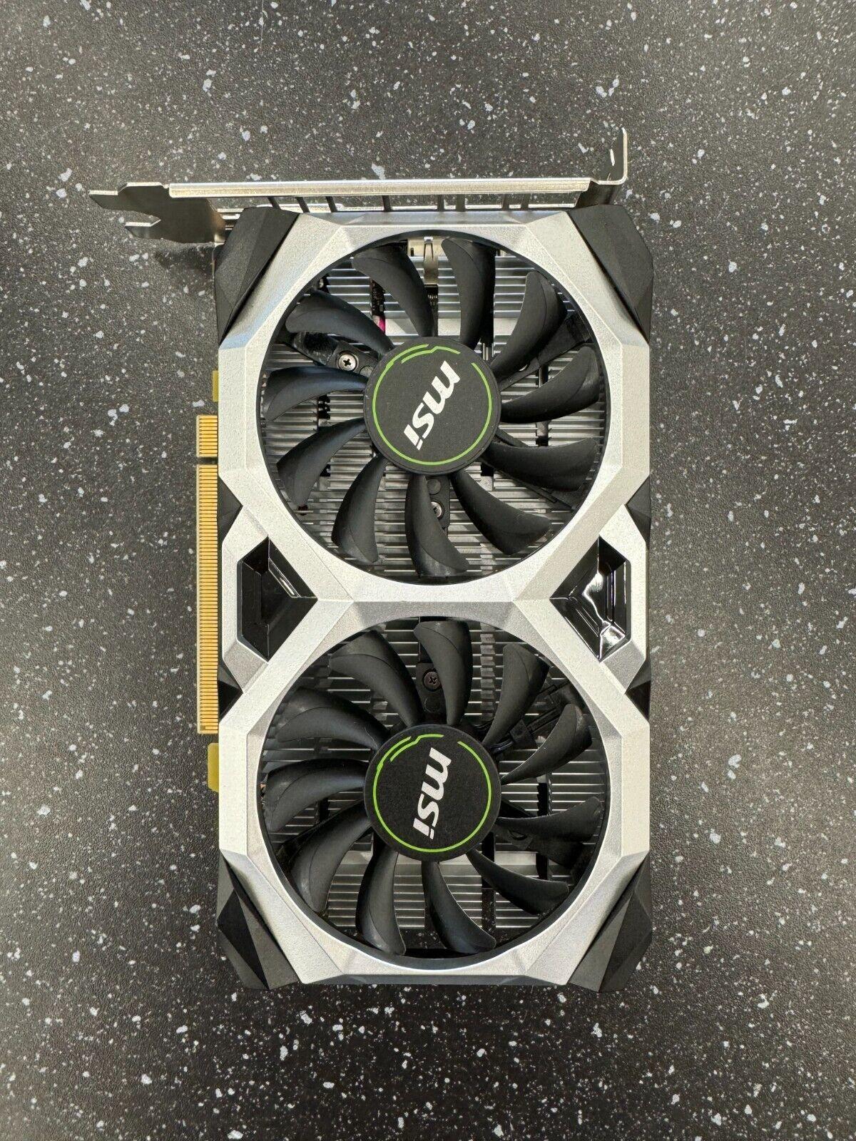 MSI GeForce GTX 1650 Ventus XS OC 4GB GDDR6 Graphics Card - HDMI DisplayPort DVI