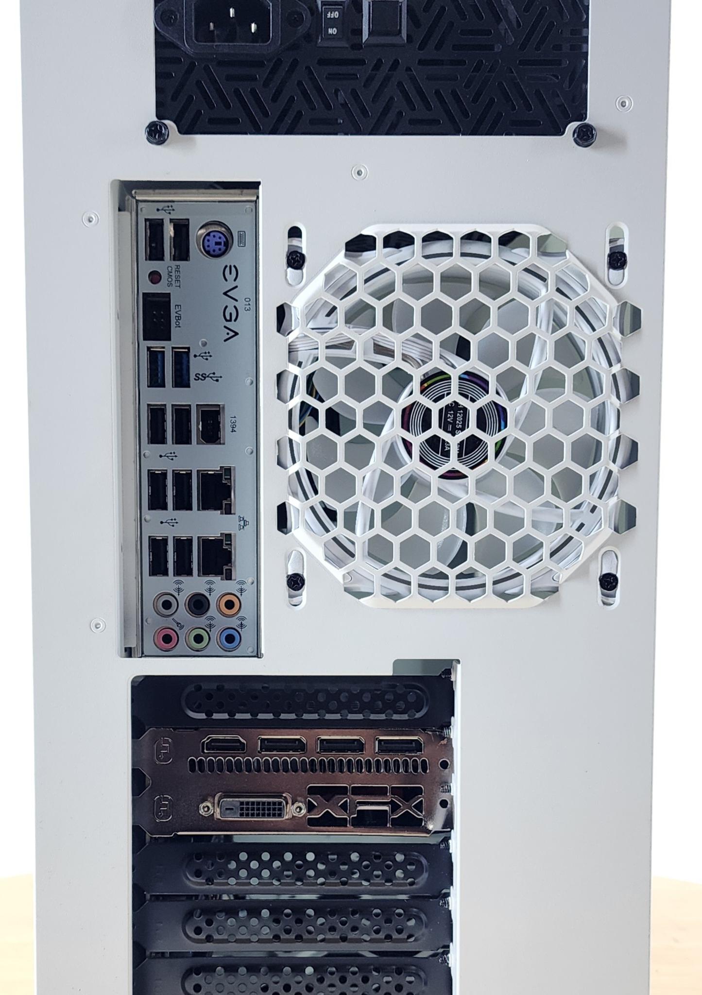Gaming PC i7-950 32GB RAM 128GB SSD + 1TB HDD RX 580 8GB Windows 11 Computer