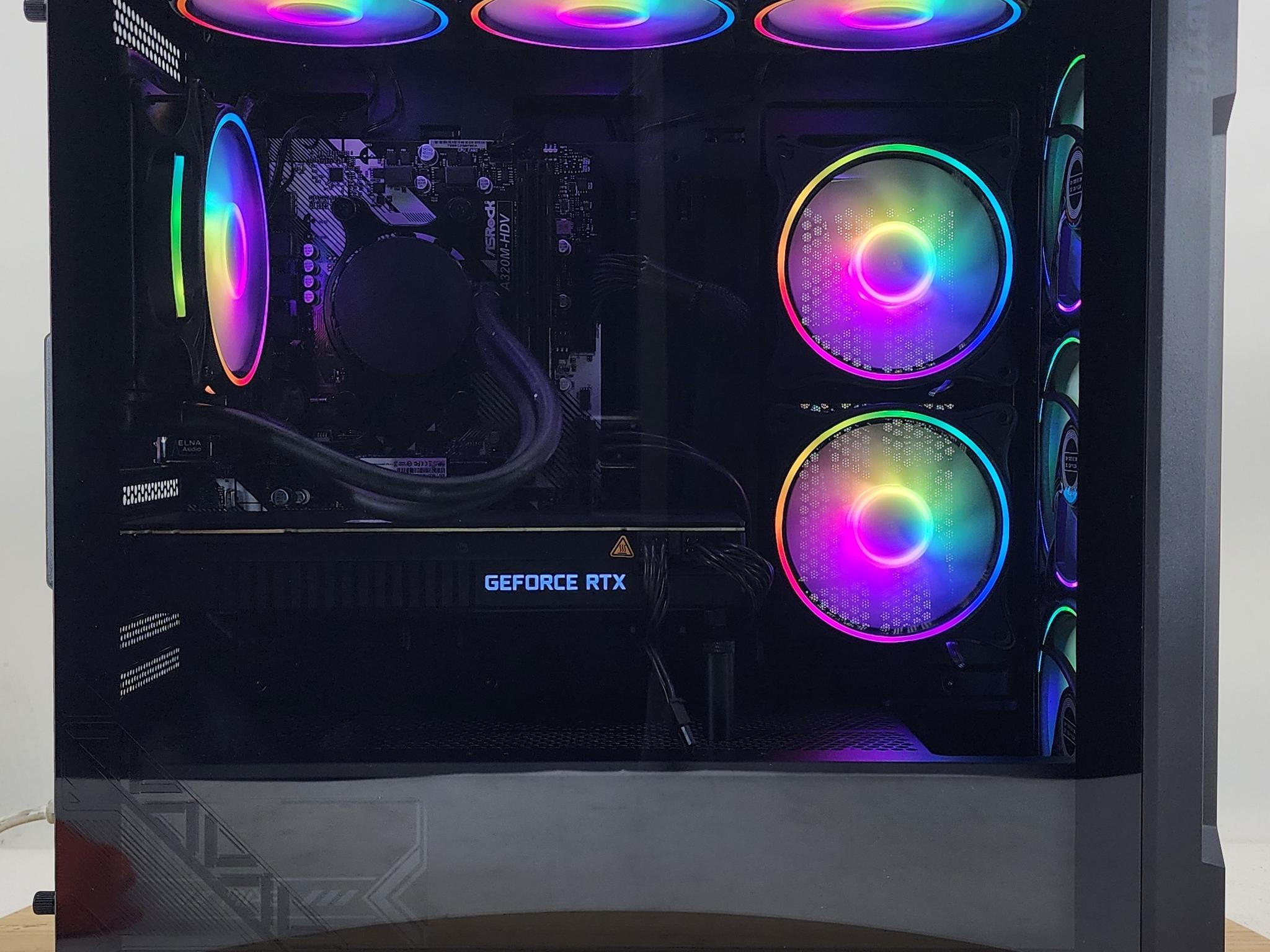 Gaming PC Ryzen 5 5500 16GB RAM 512GB SSD + 1TB HDD RTX 2070 SUPER 8GB Win11 PC