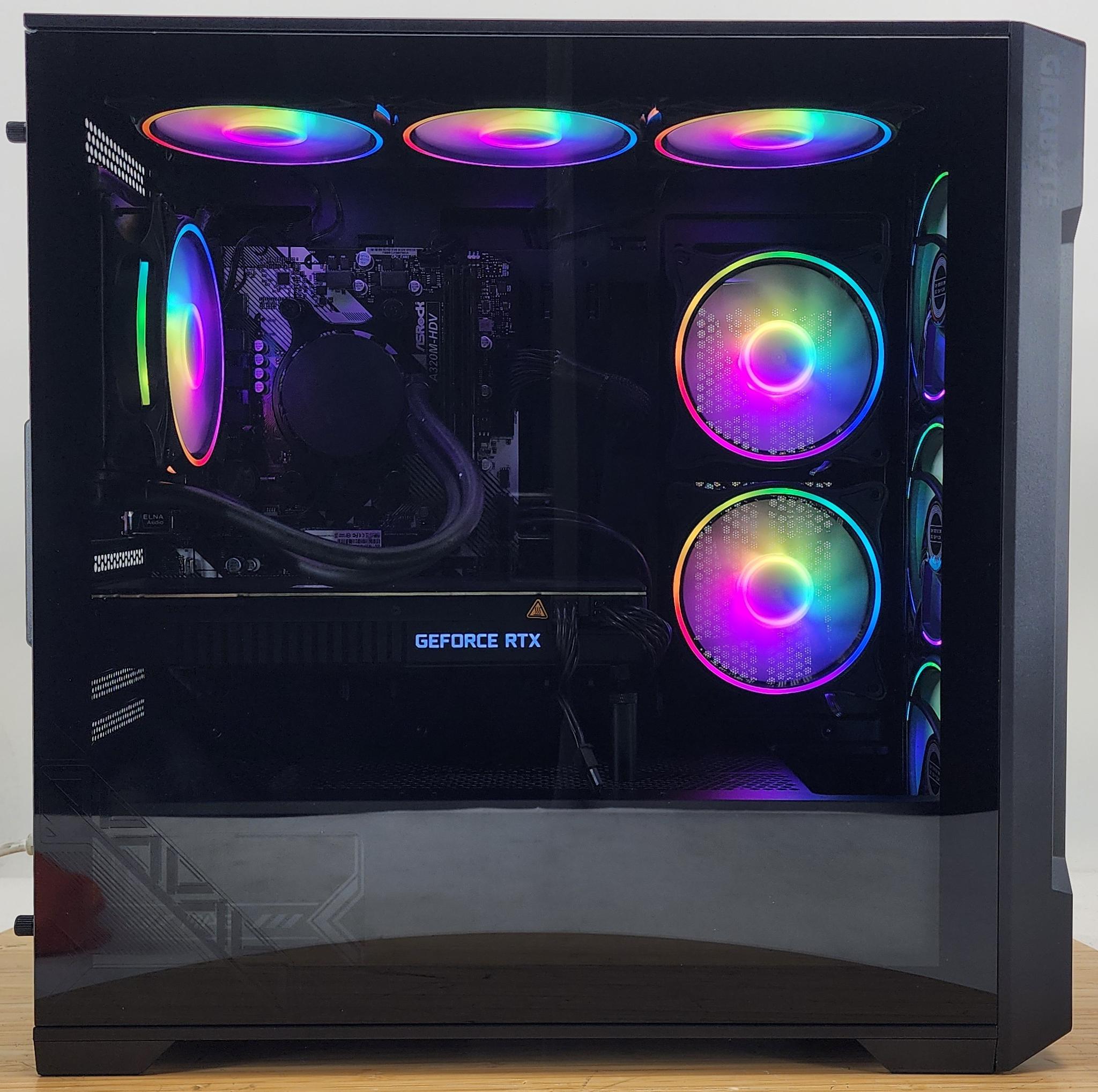 Gaming PC Ryzen 5 5500 16GB RAM 512GB SSD + 1TB HDD RTX 2070 SUPER 8GB Win11 PC