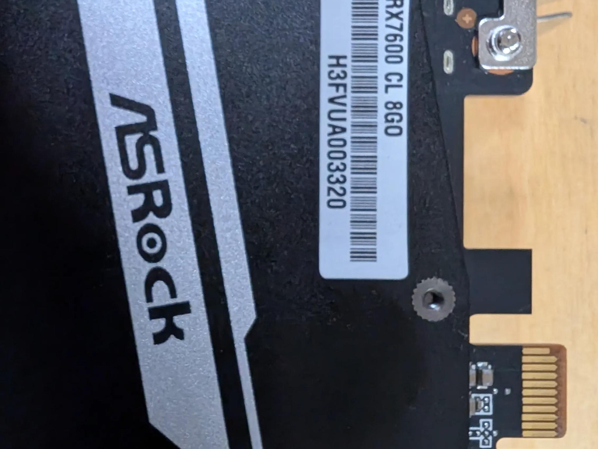 AsRock Challenger AMD RX 7600 8GB