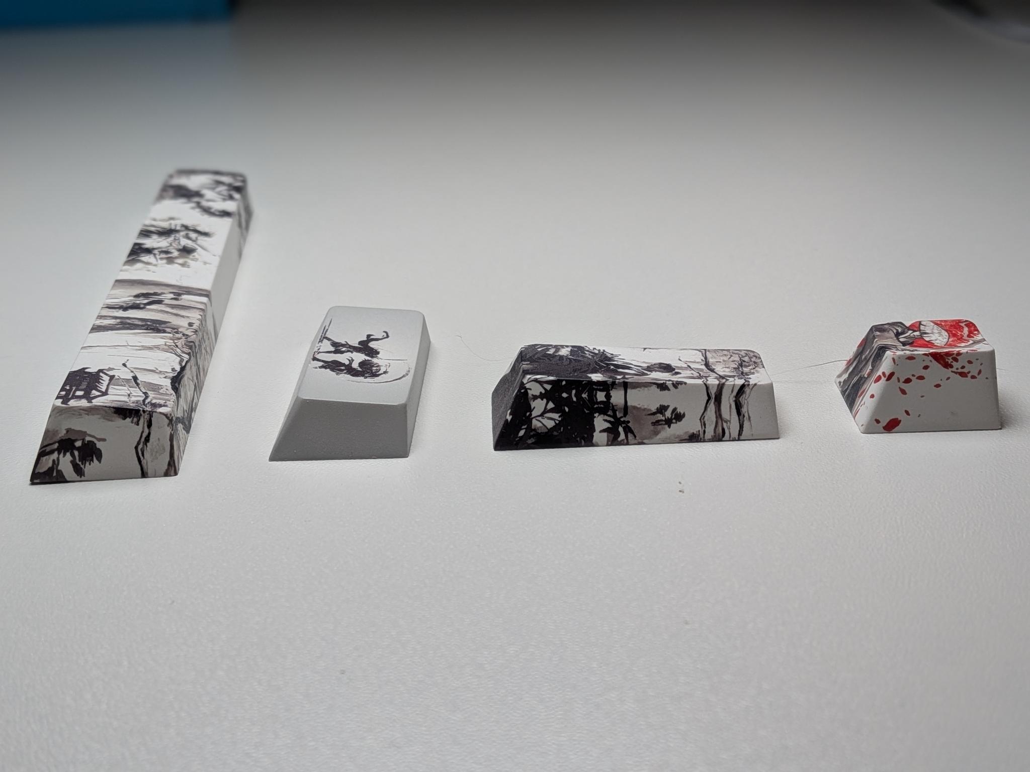 Samurai Accent Keycap Set