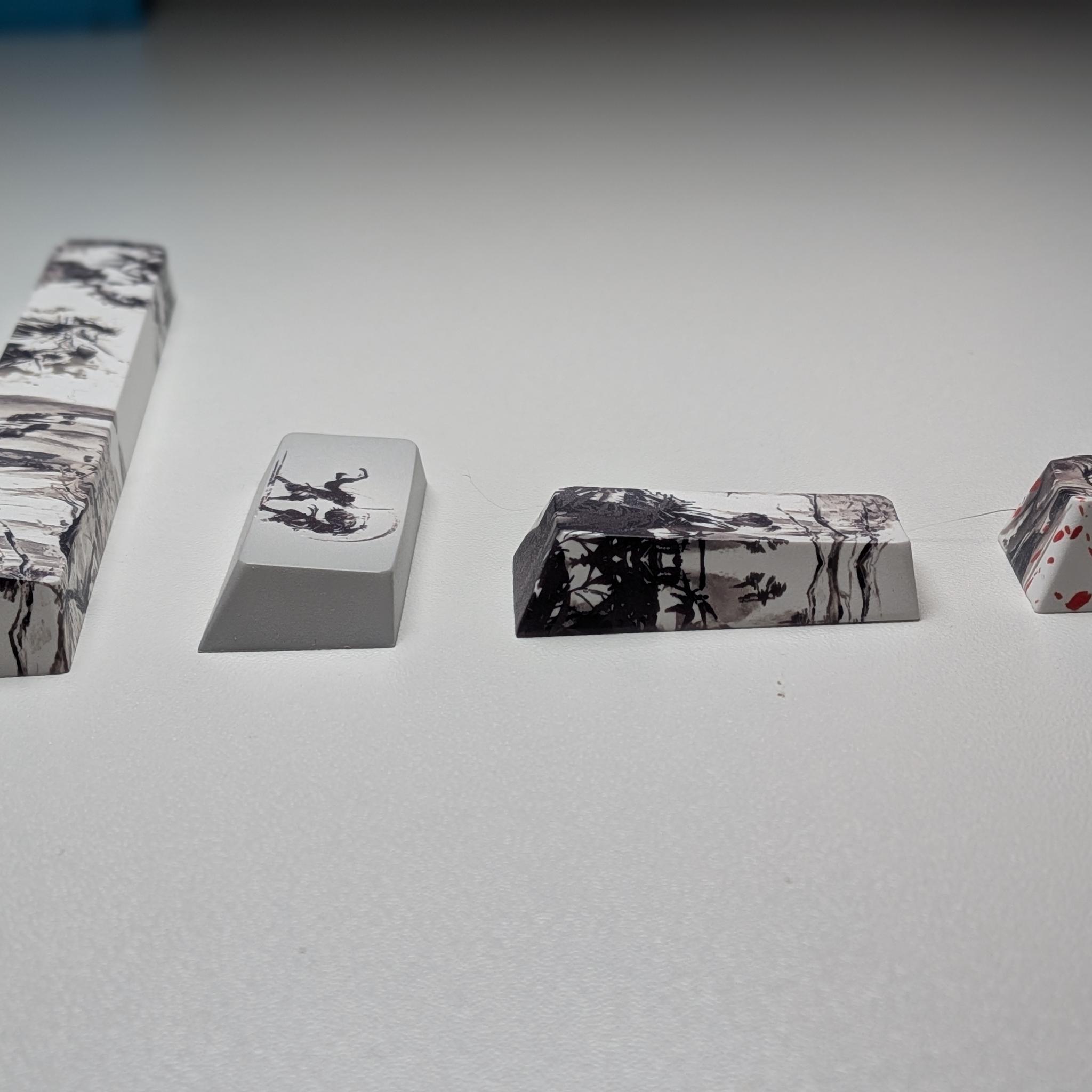 Samurai Accent Keycap Set