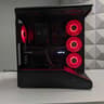 Black RGB Gaming PC - Ryzen 5 9600X - RX 9060 XT 16GB
