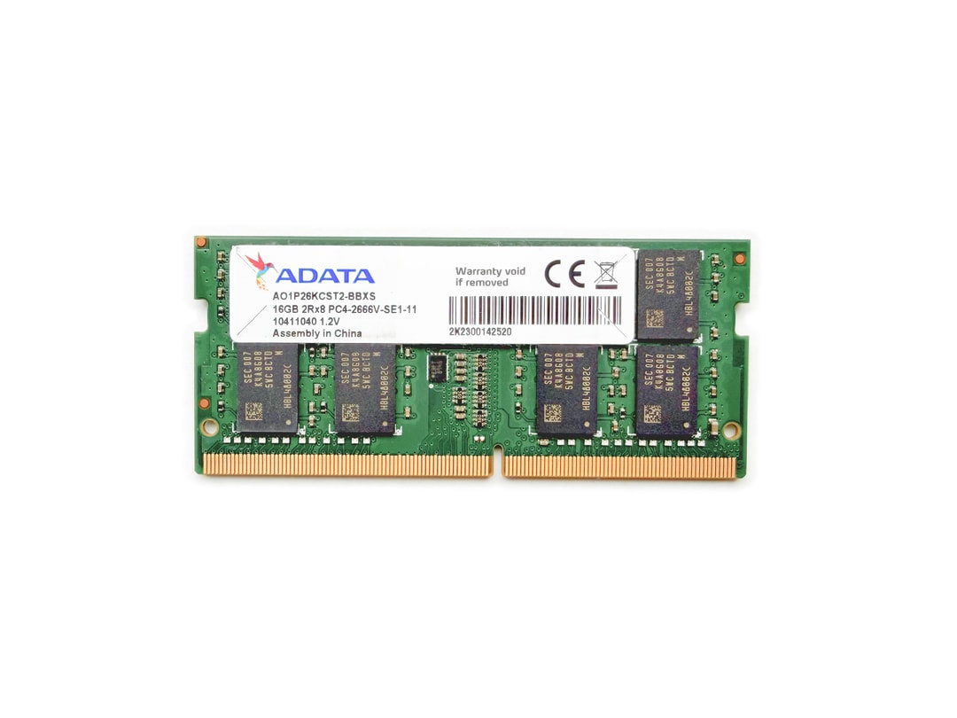 DDR4 16GB 2666MT ADATA SODIMM Memory Module (1Rx8 PC5-4800