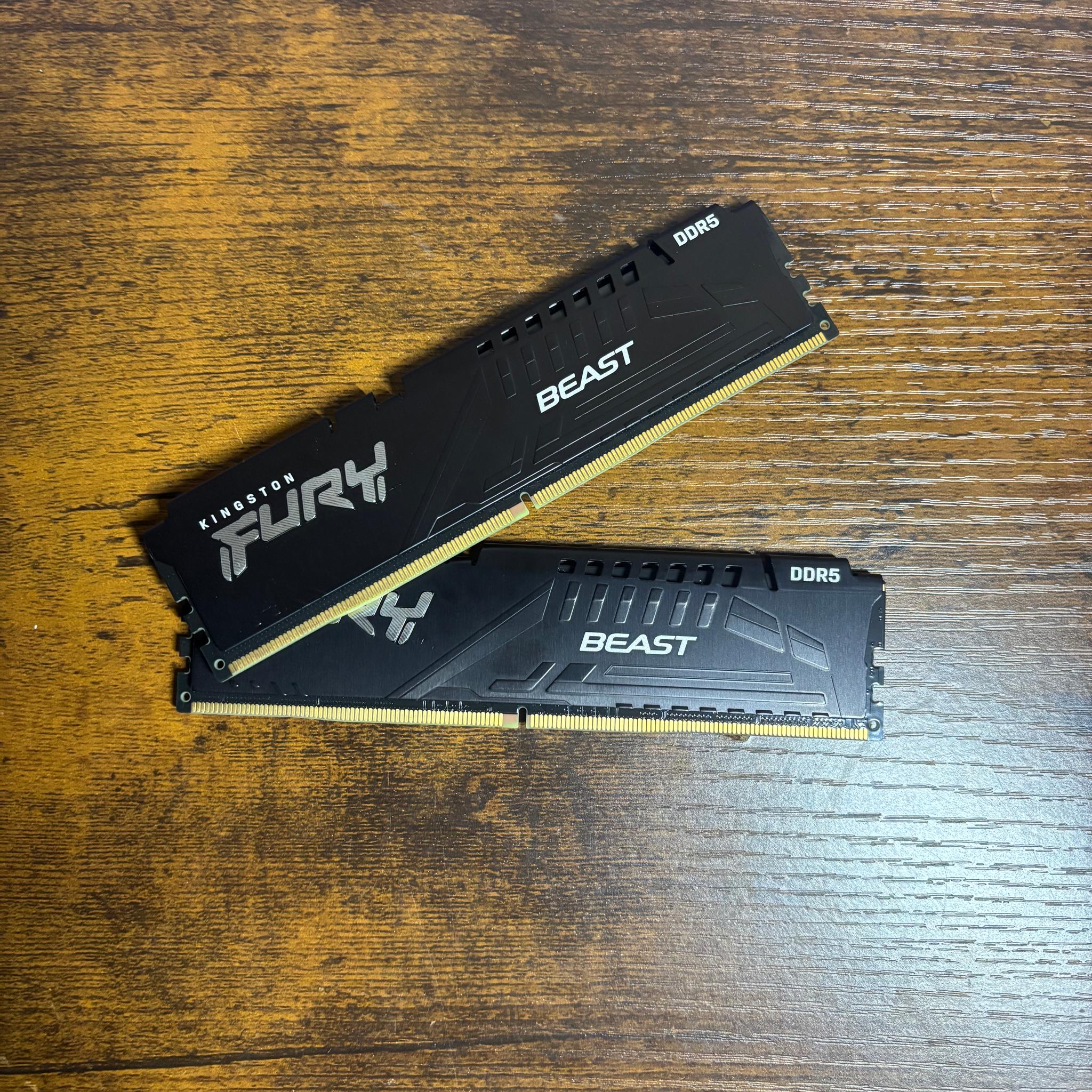 KINGSTON FURY BEAST 16GB (2x8gb) DDR5 RAM