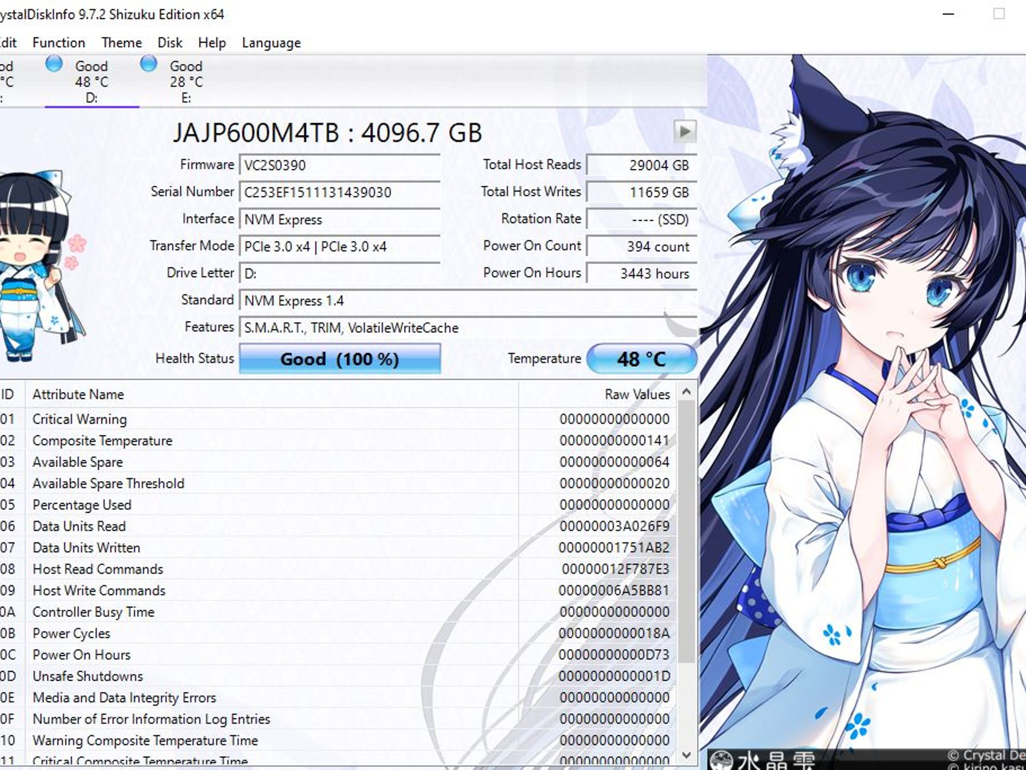 LEVEN JPS600 4TB NVME SSD