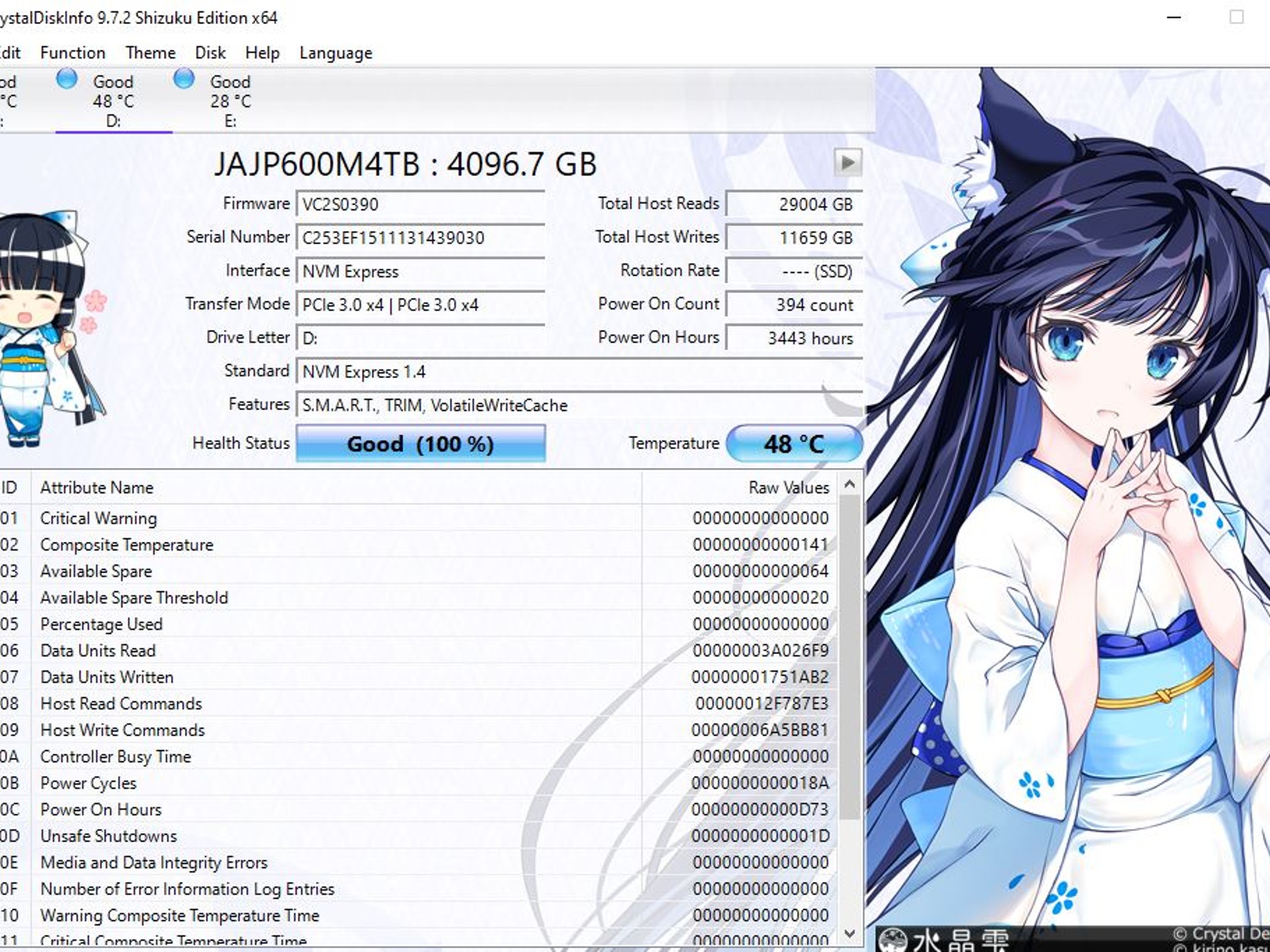 LEVEN JPS600 4TB NVME SSD