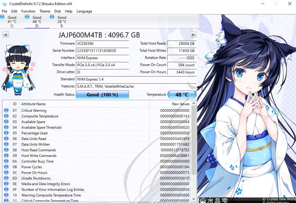 LEVEN JPS600 4TB NVME SSD