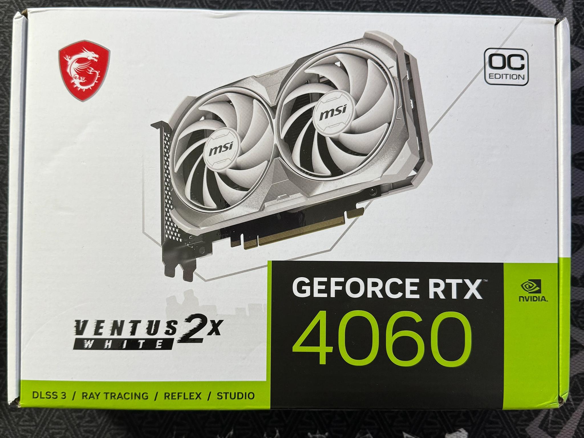 MSI Ventus 2x RTX 4060 - White