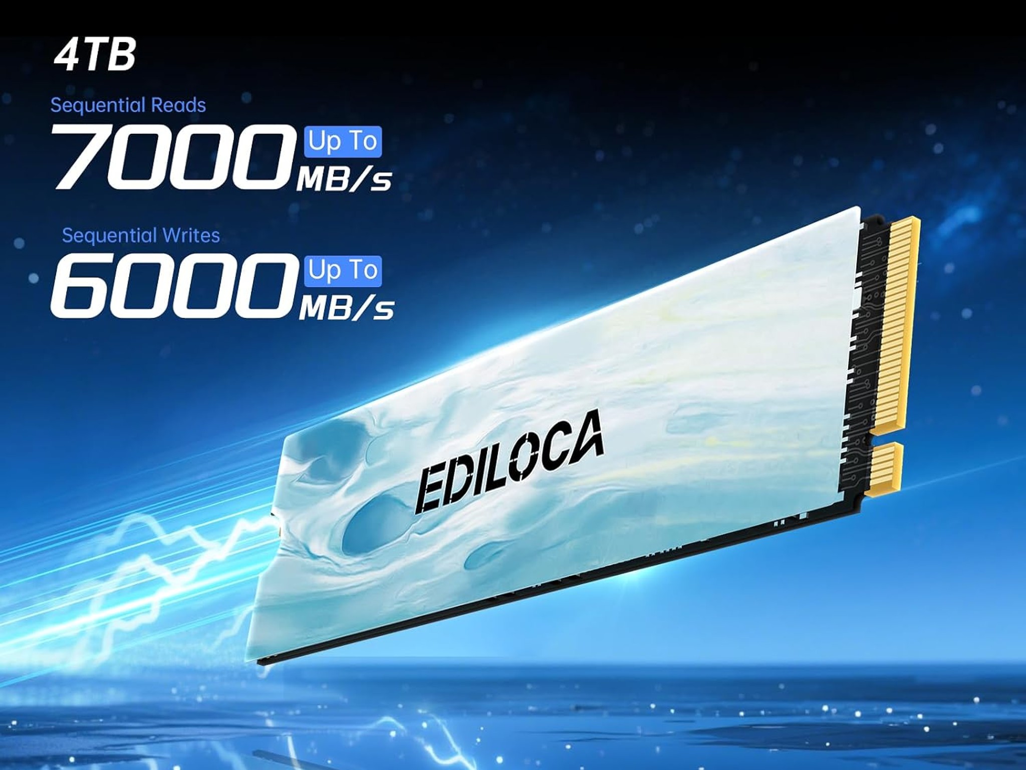 Ediloca EN880E M.2 SSD 4TB NVMe SSD M2 2280 PCIe Gen 4x4