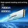 Ediloca EN880E M.2 SSD 4TB NVMe SSD M2 2280 PCIe Gen 4x4