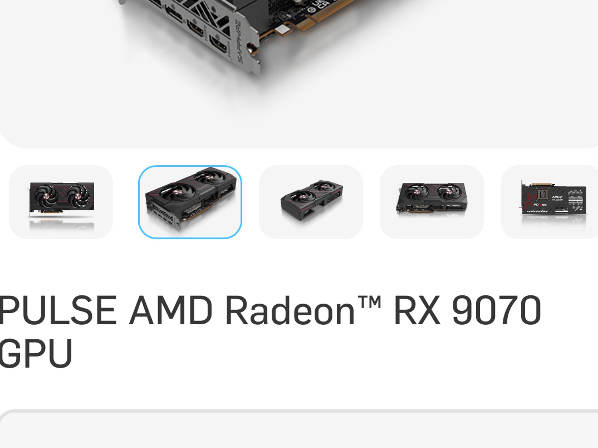 BNIB Sapphire Pulse 9070