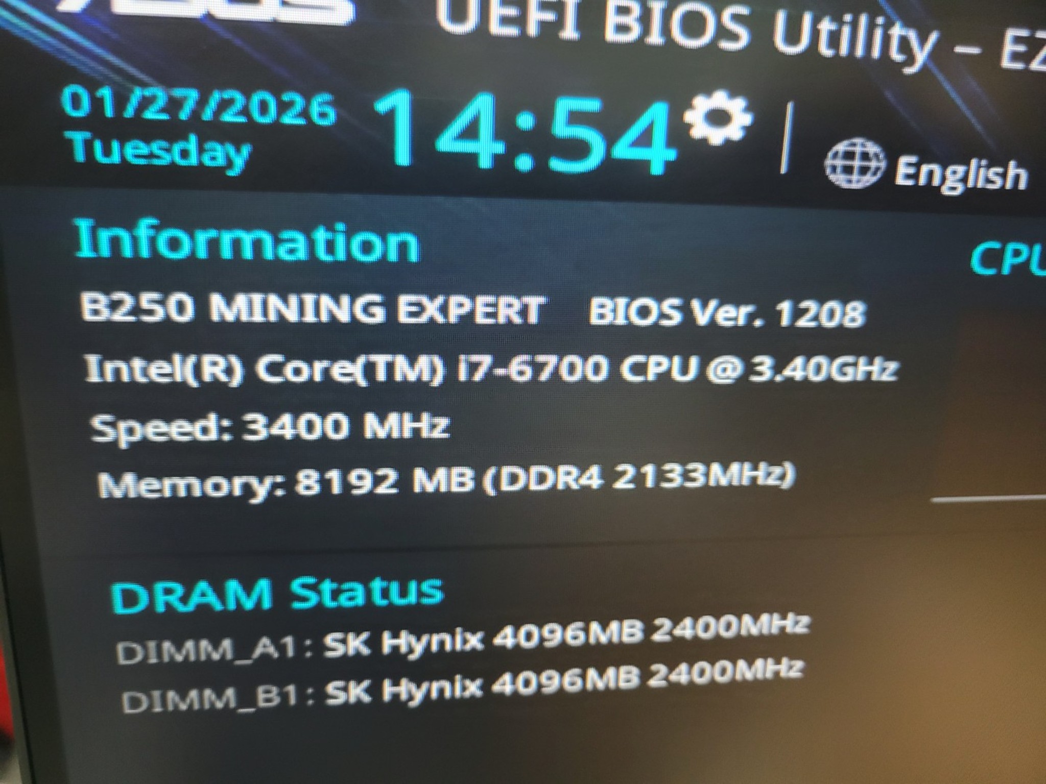 Intel Core i7 6700 clean tested Good