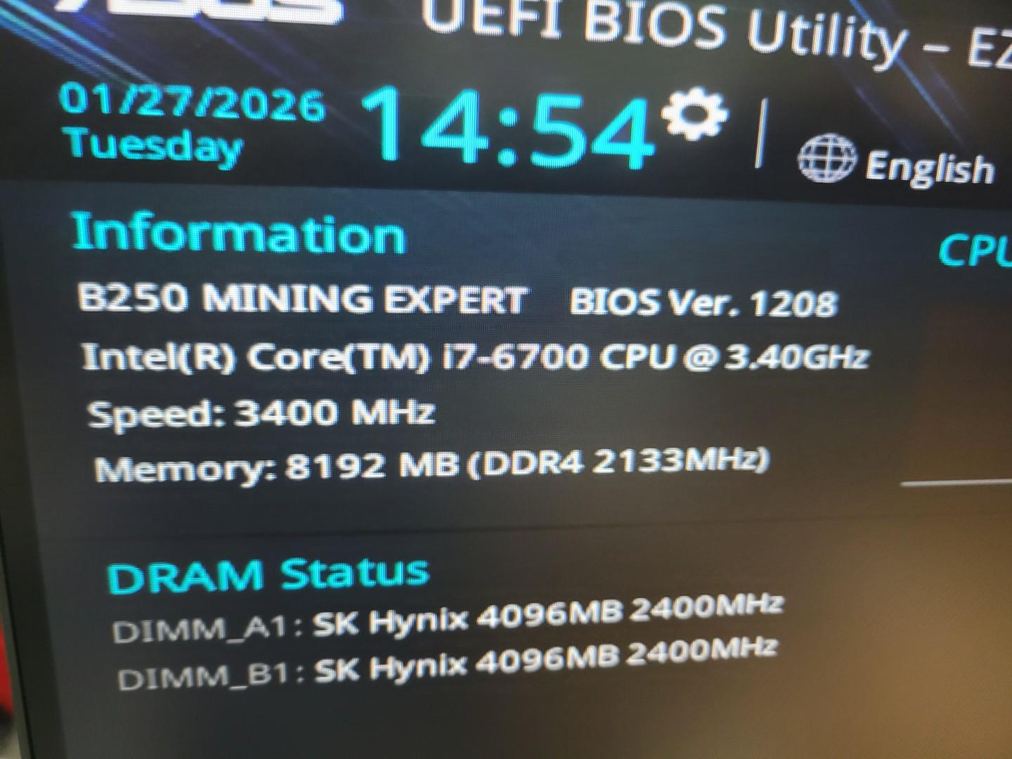 Intel Core i7 6700 clean tested Good