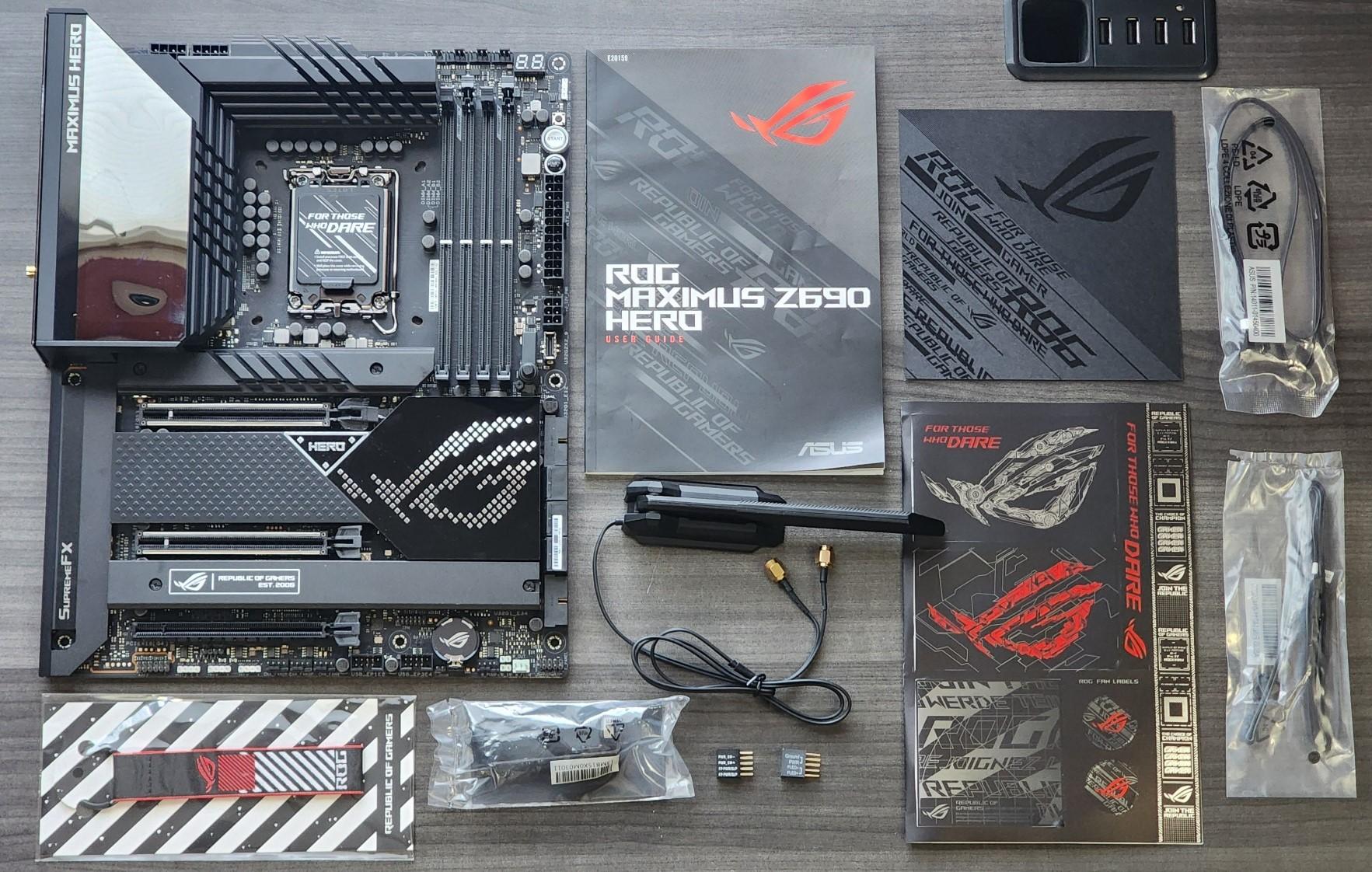 i9-13900k + ASUS Hero Z690 ATX Mobo + 32GB 7200mhz DDR5 Combo