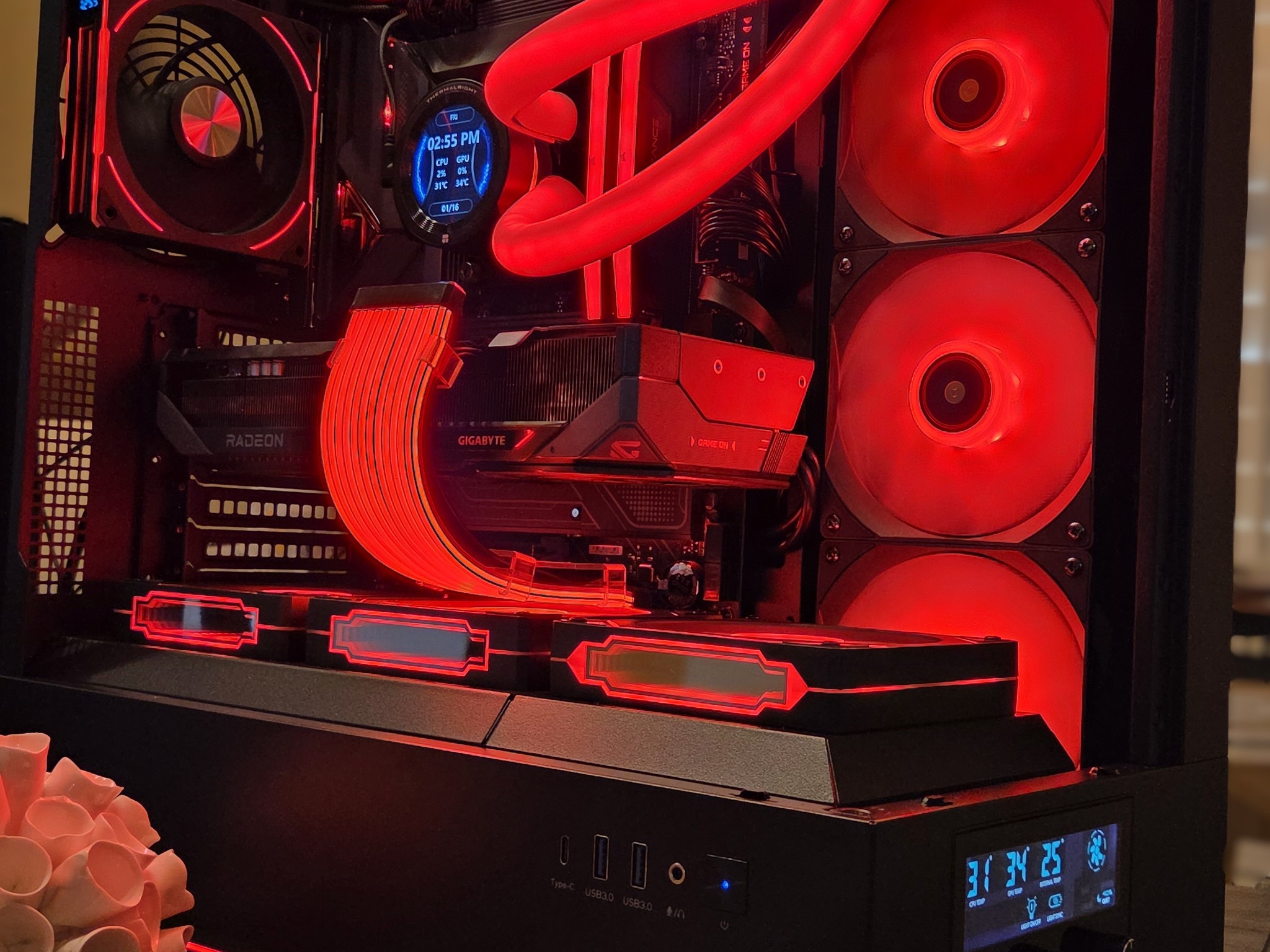 Mr. Knobs! 🔧 | RX 9070 XT Gaming PC | Intel Core Ultra 7 265KF | 32GB DDR5 | 2TB NVMe | LCD Display