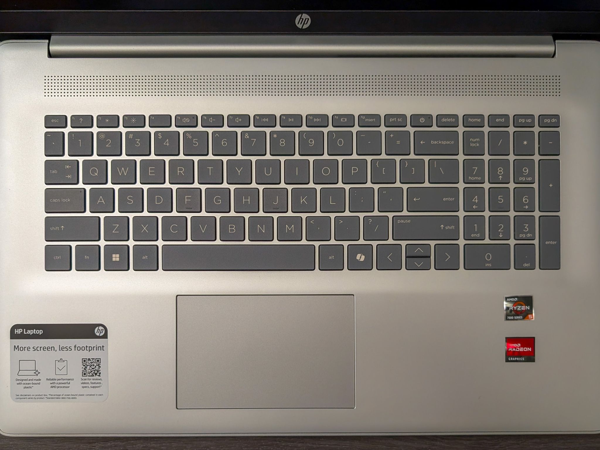 HP 17.3" Laptop 17-cp2025dx – Ryzen 5, 8GB RAM, 512GB SSD, Windows 11